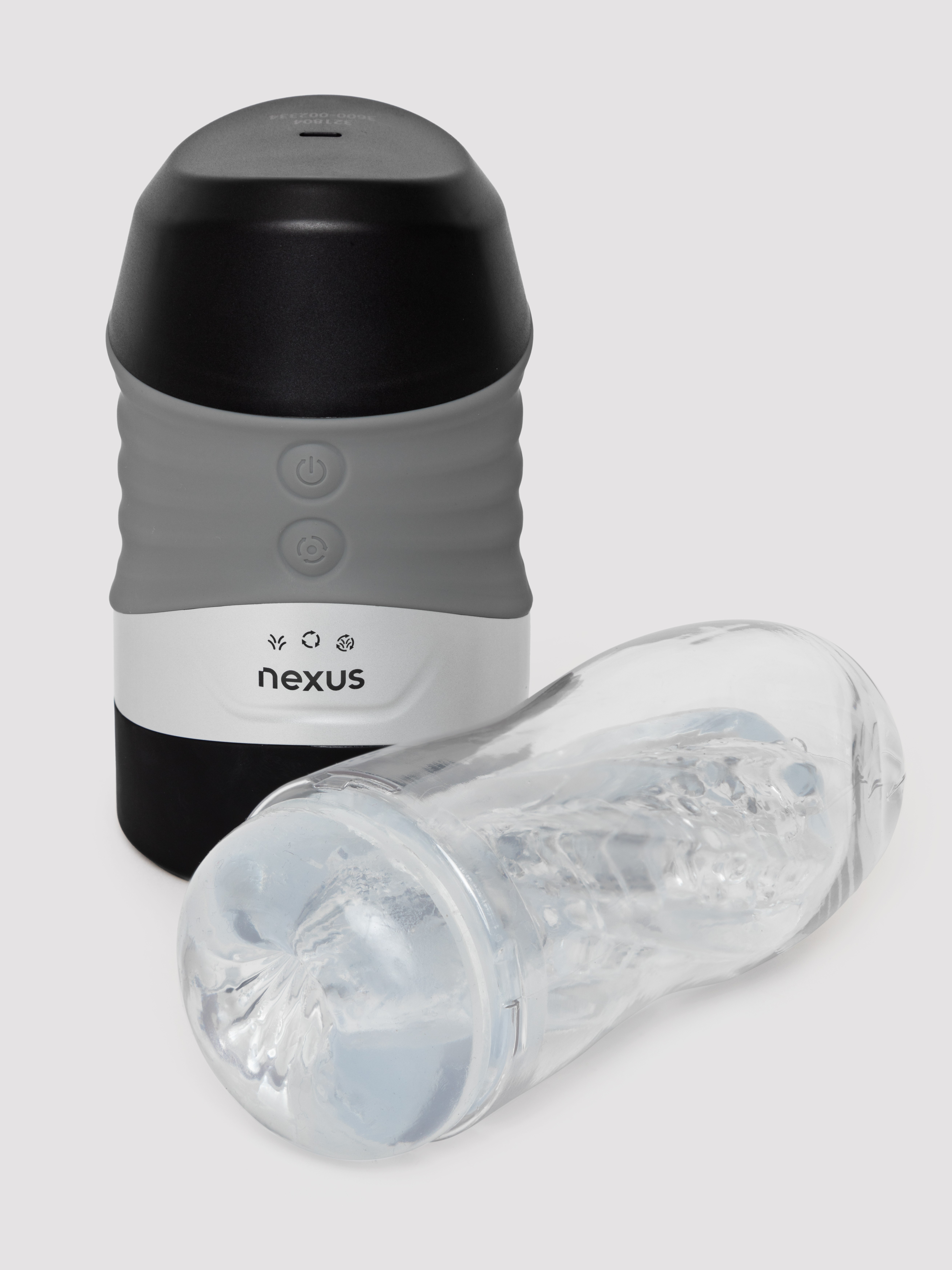 Nexus Alpha Surge Rotating and Sucking Male Masturbator, Black, hi-res