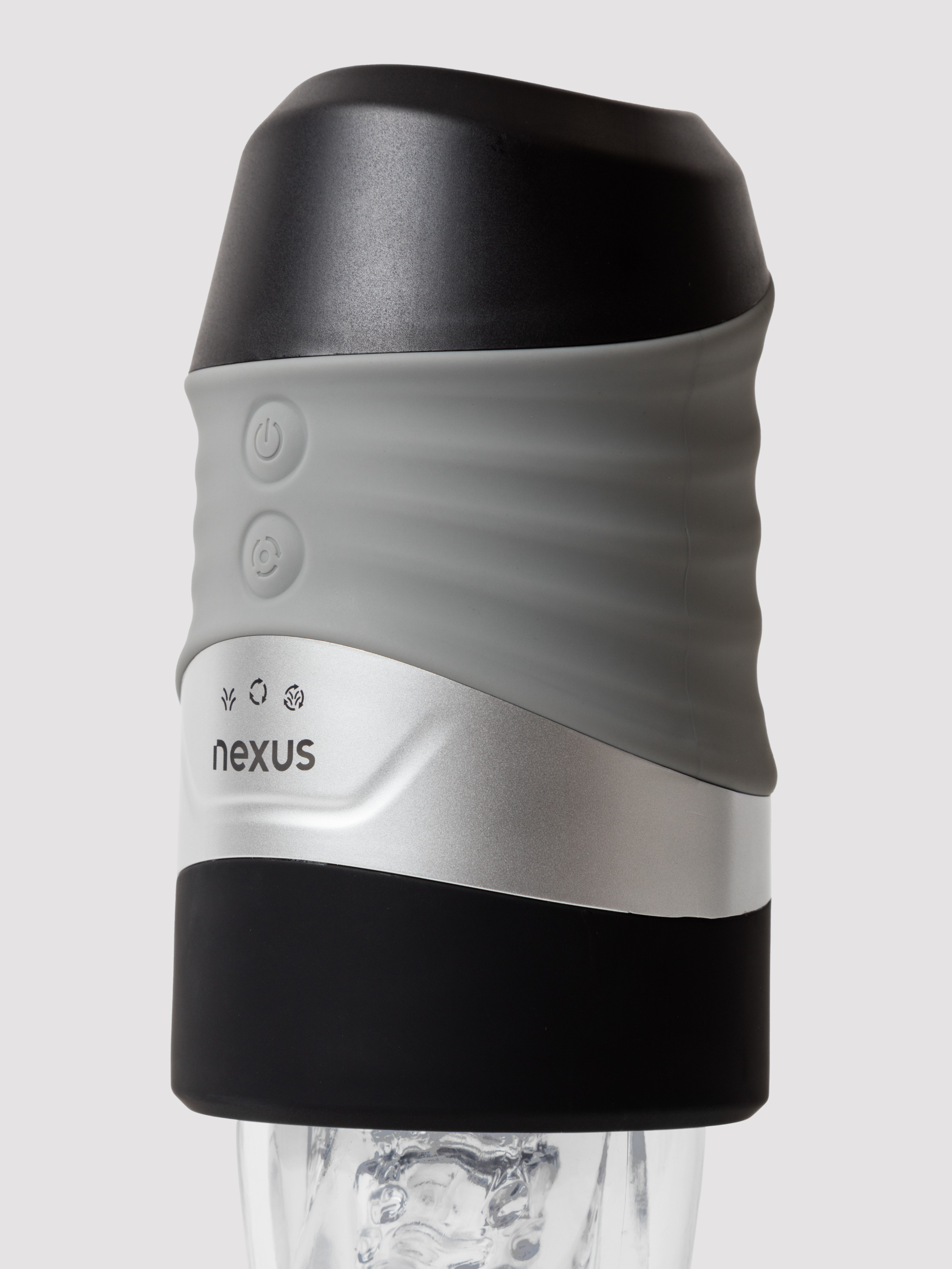 Nexus Alpha Surge Rotating and Sucking Male Masturbator, Black, hi-res