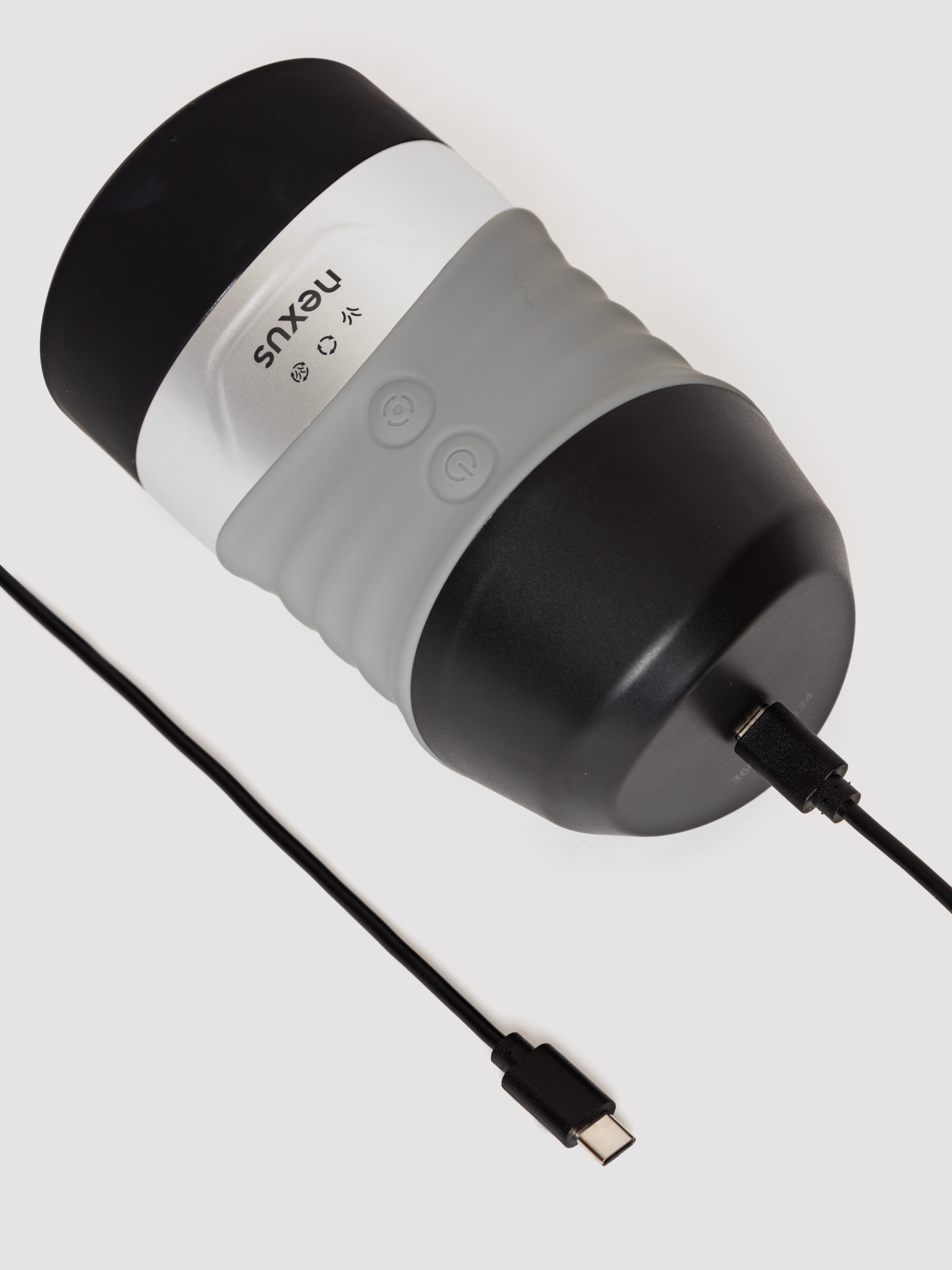 Nexus Alpha Surge Rotating and Sucking Male Masturbator, Black, hi-res