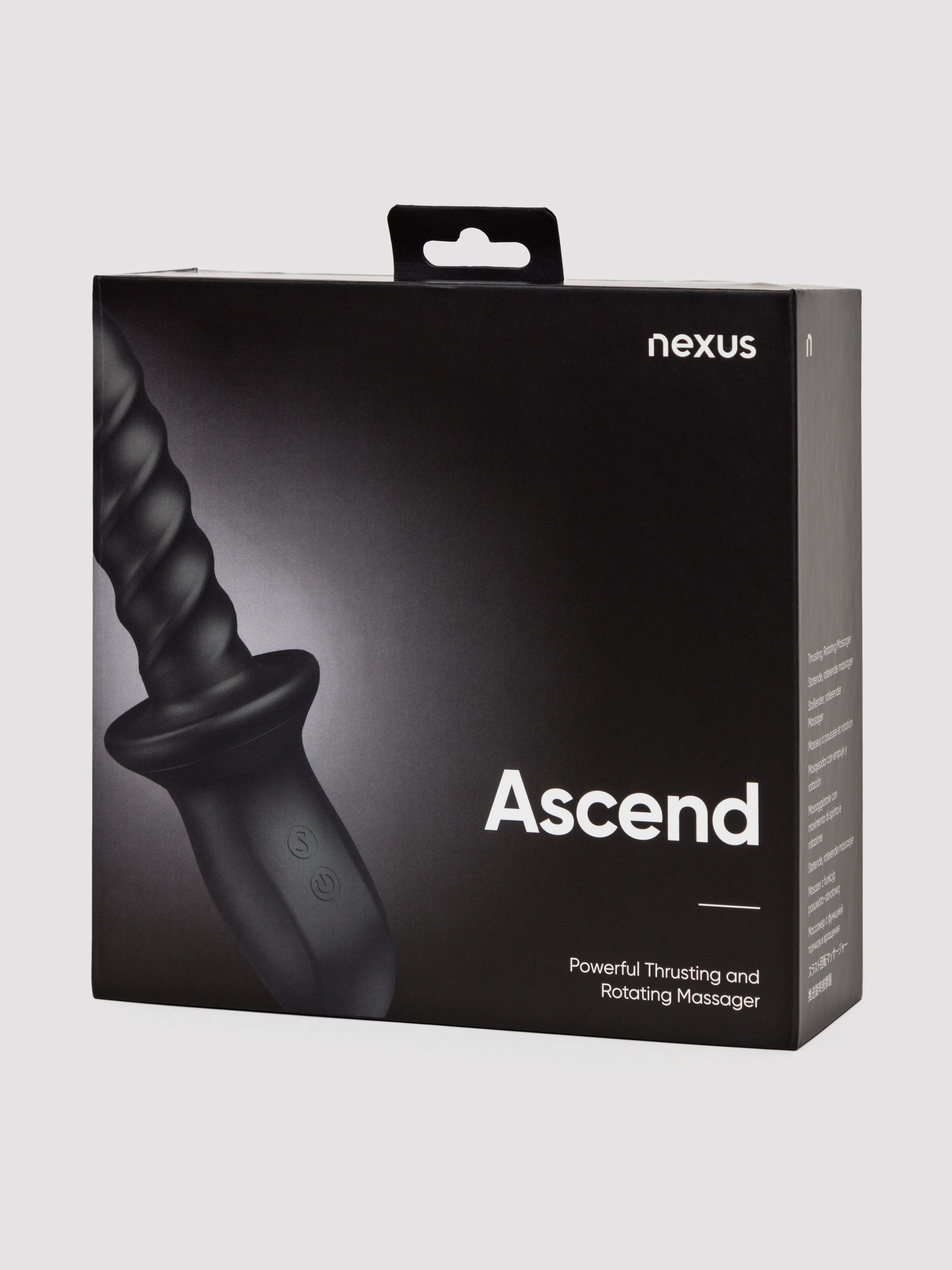 Nexus Ascend Thrusting and Rotating Prostate Massager, Black, hi-res
