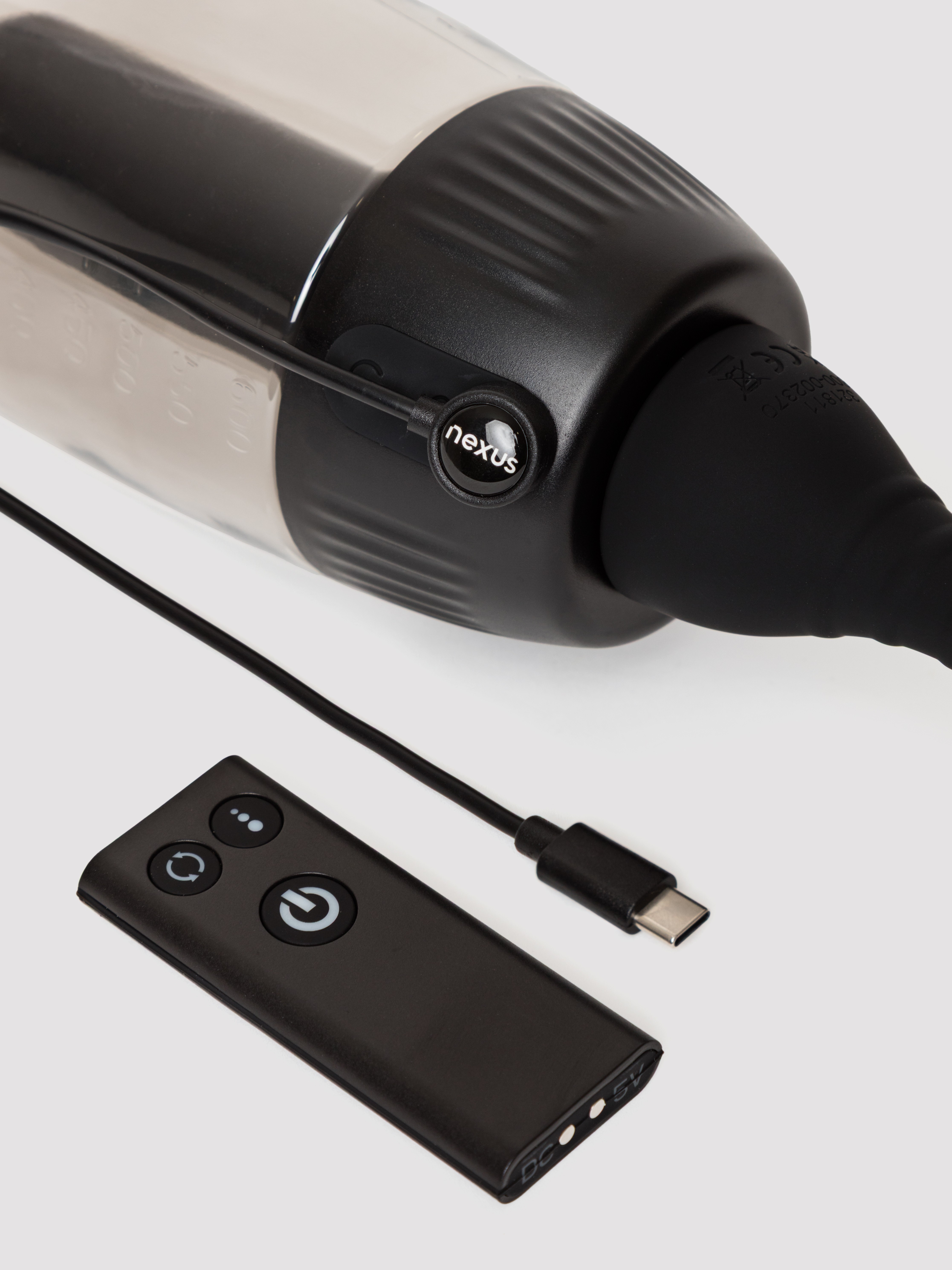 Nexus Automatic Rotating 360 Anal Douche, Black, hi-res