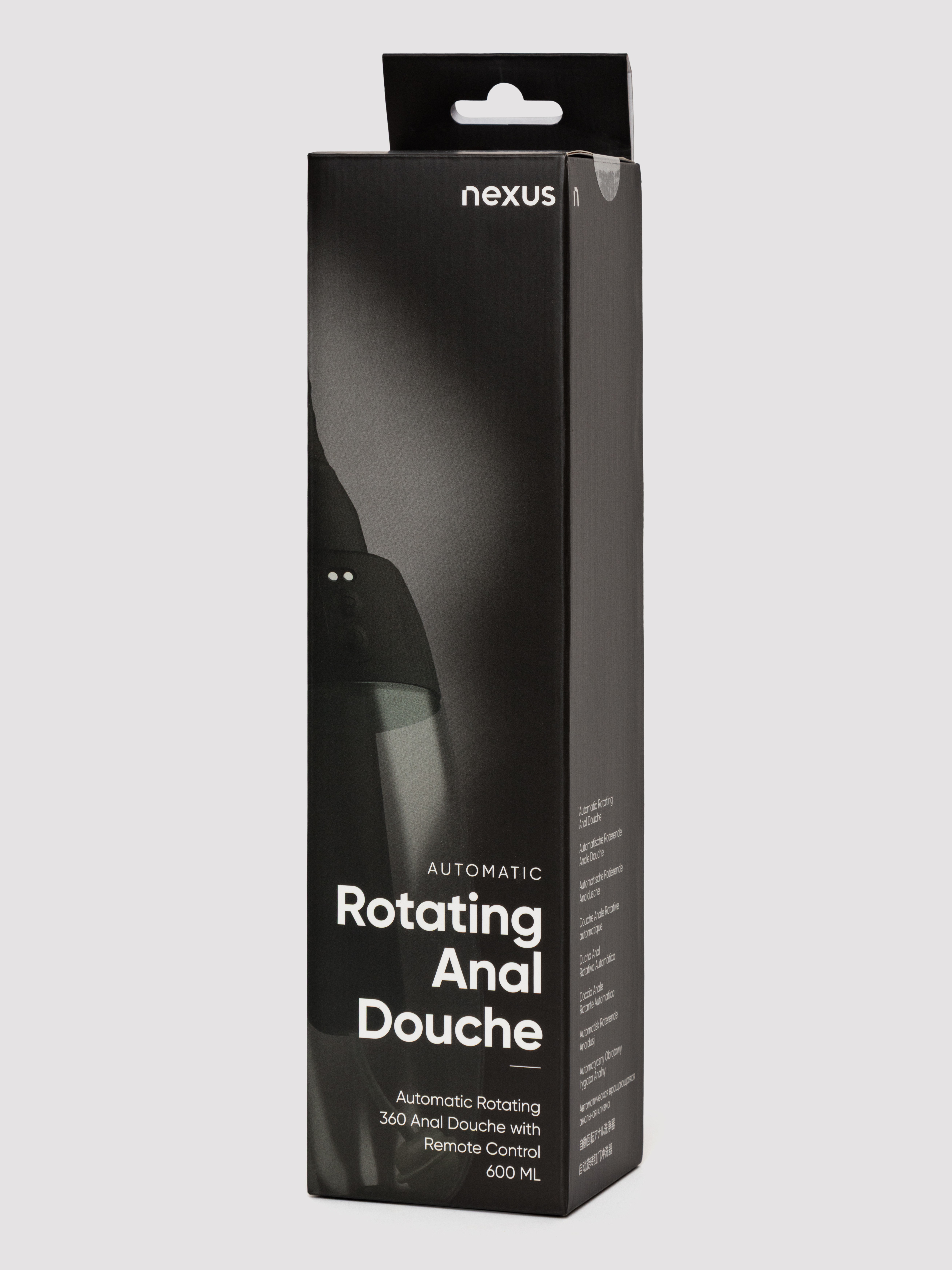 Nexus Automatic Rotating 360 Anal Douche, Black, hi-res