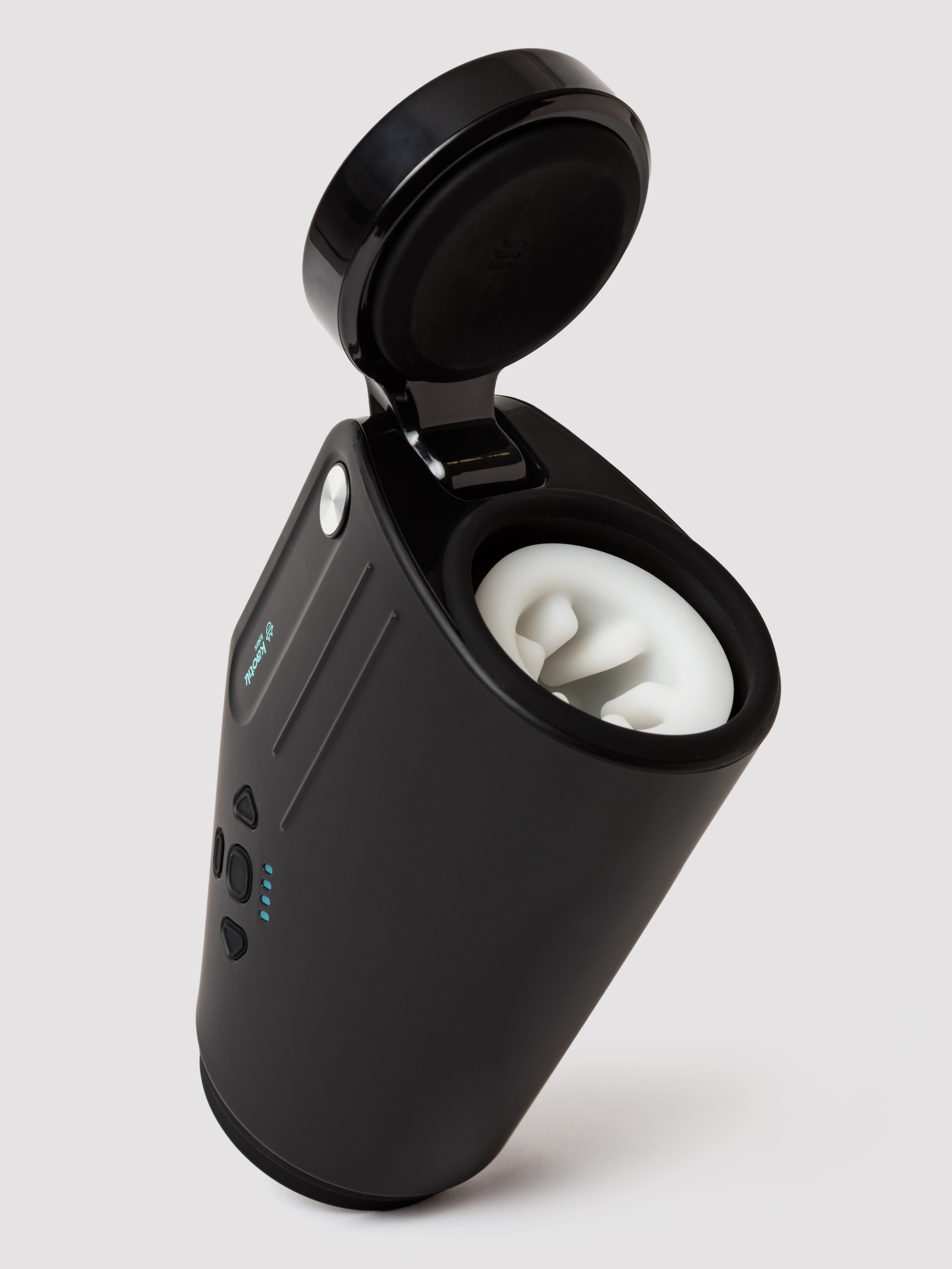 Kaotik The Shotty Thrusting & Spinning Stroker, Black, hi-res