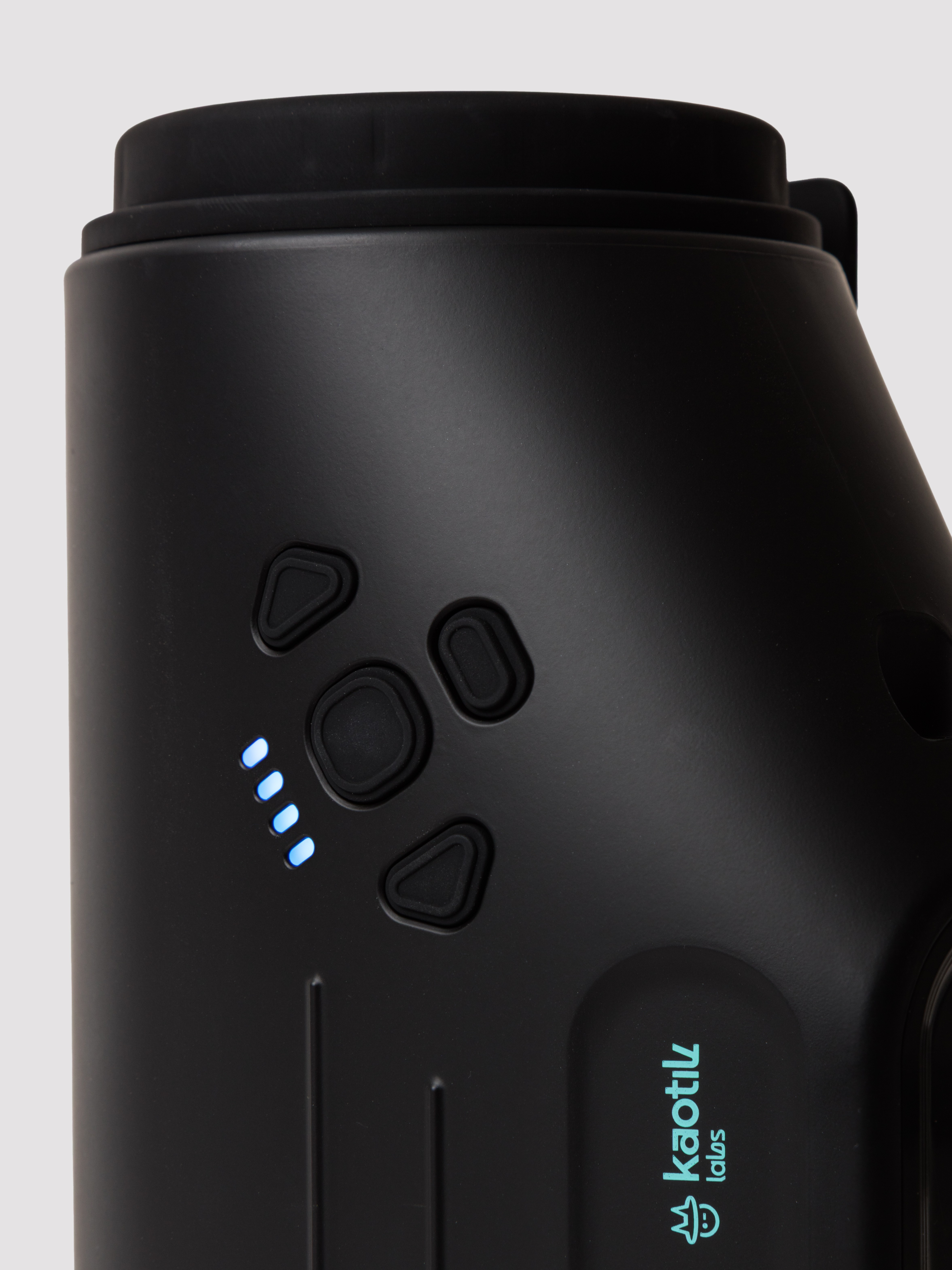 Kaotik The Shotty Thrusting and Spinning Stroker, Black, hi-res