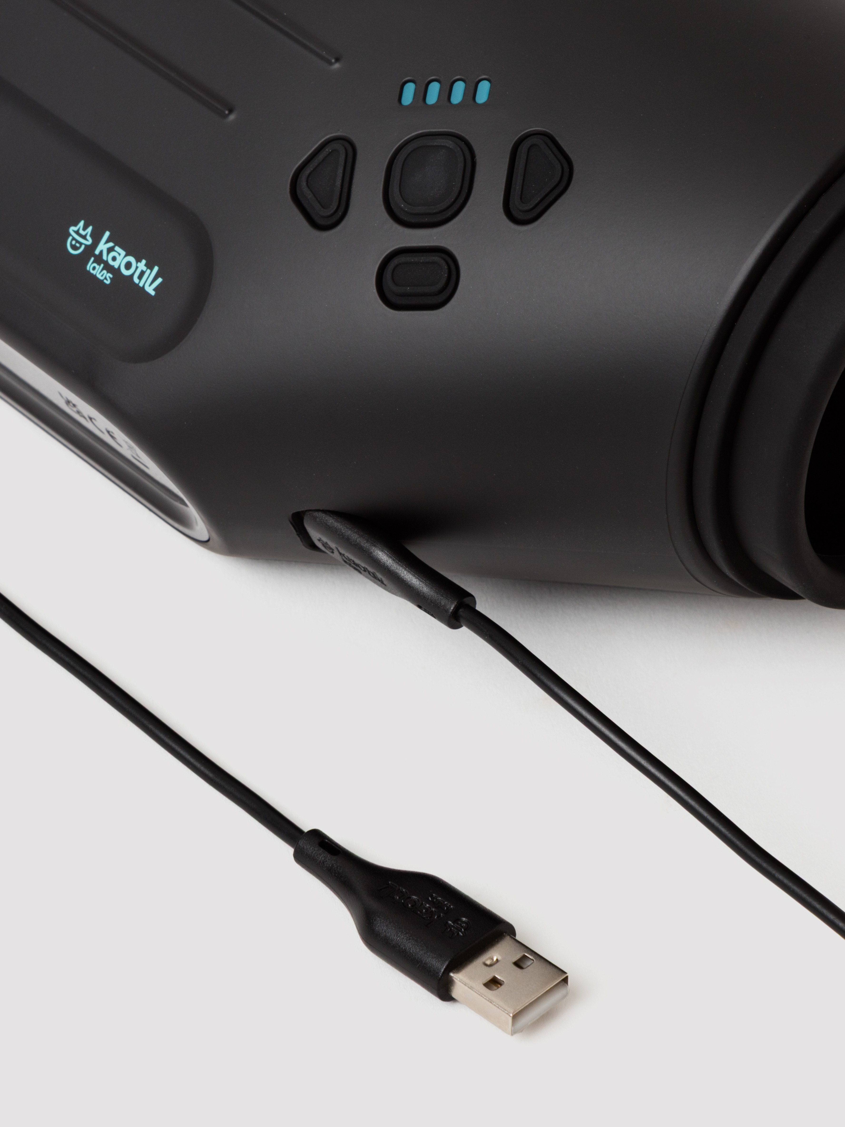 Kaotik The Shotty Thrusting and Spinning Stroker, Black, hi-res