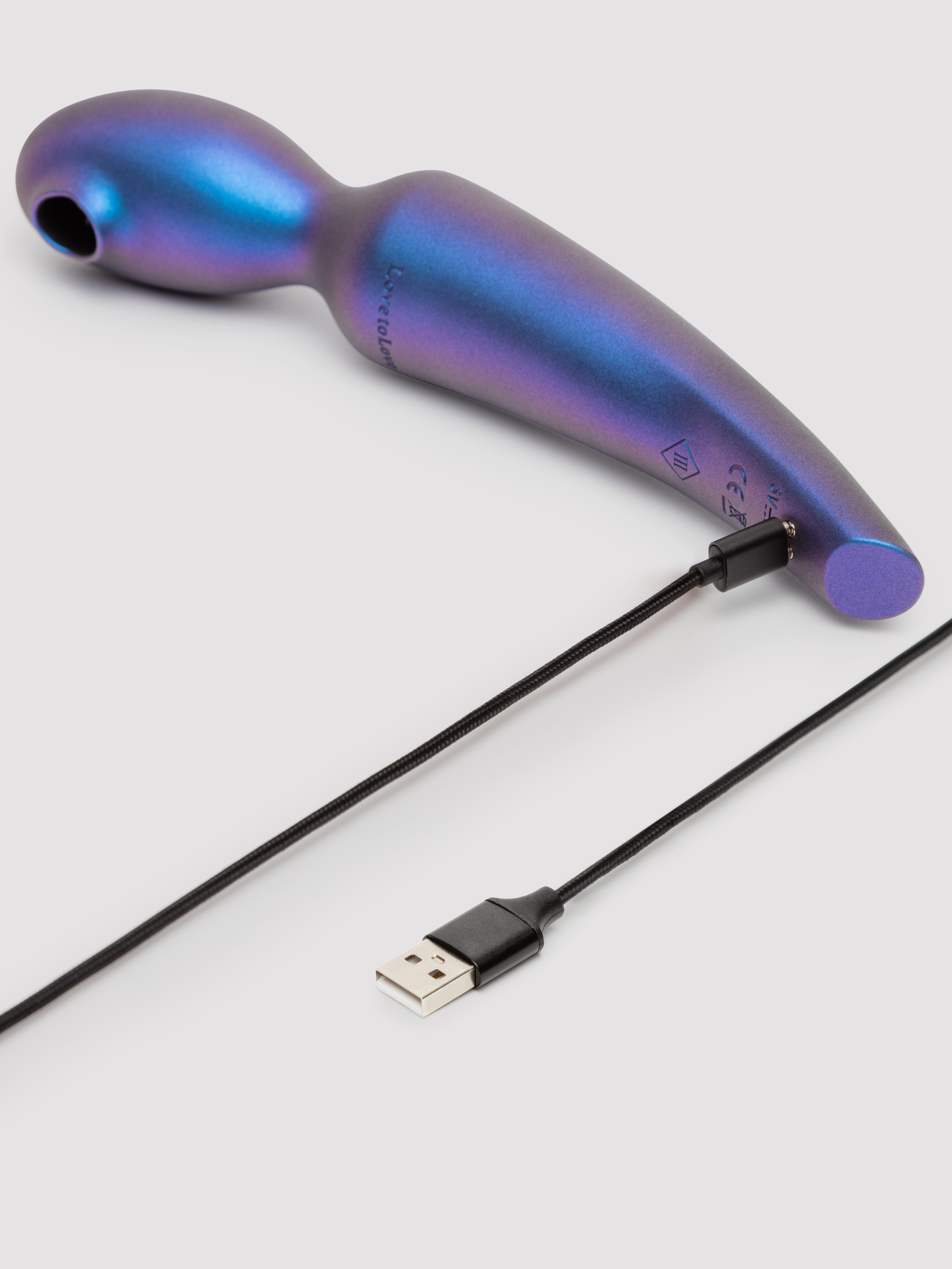 Love to Love Pleaser Licking Wand Vibrator, Purple, hi-res