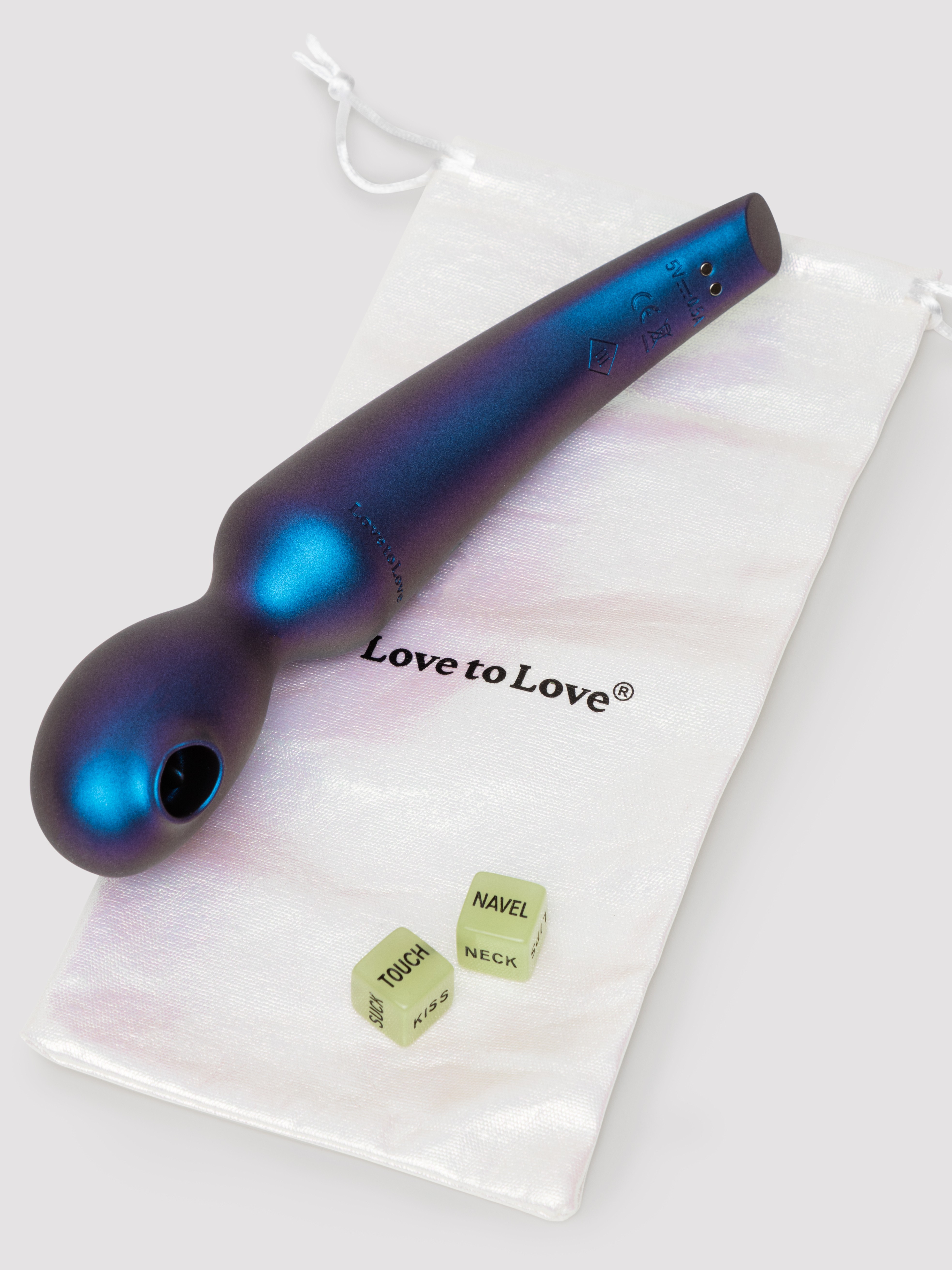 Love to Love Pleaser Licking Wand Vibrator, Purple, hi-res