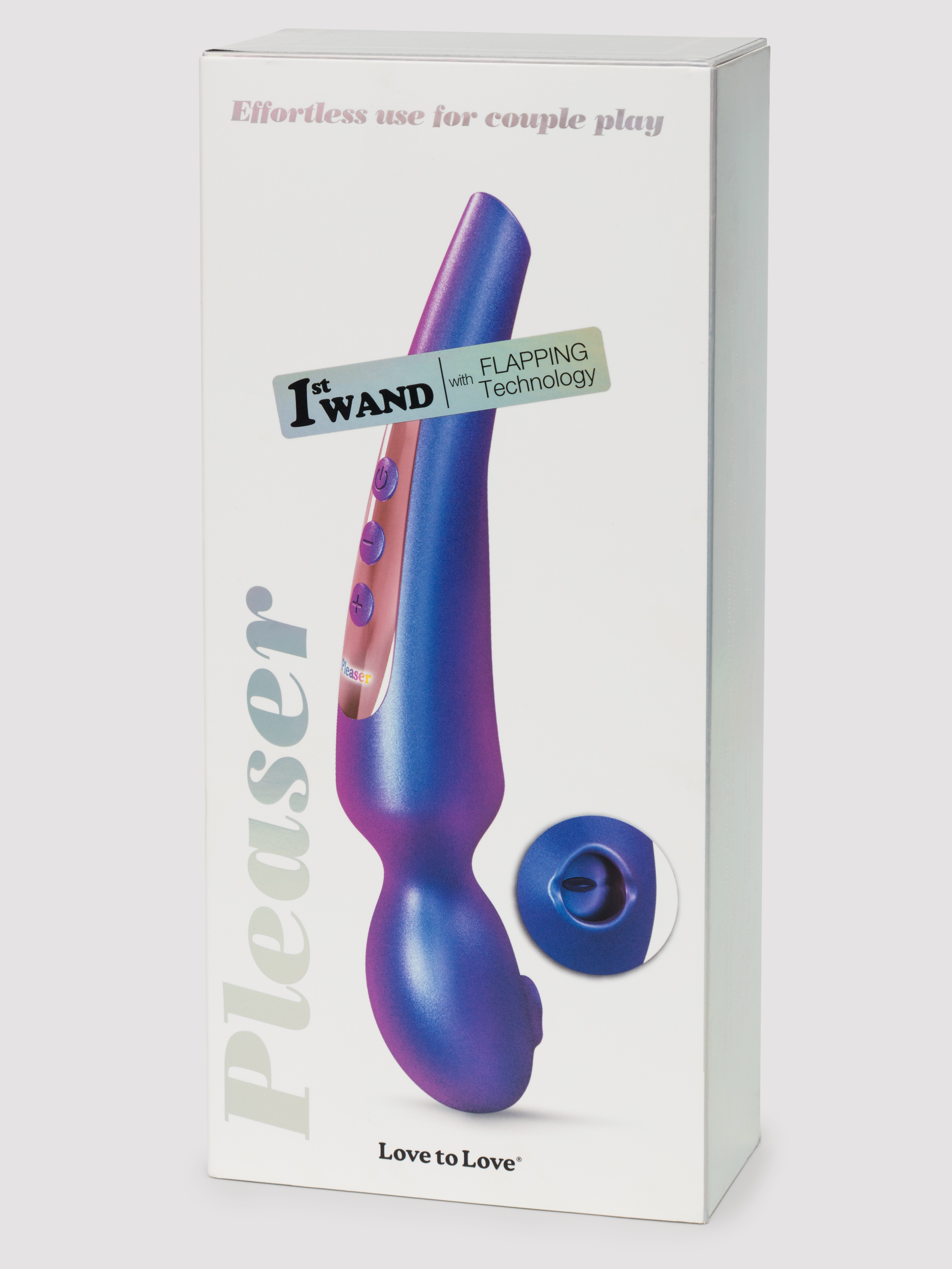 Love to Love Pleaser Licking Wand Vibrator, Purple, hi-res