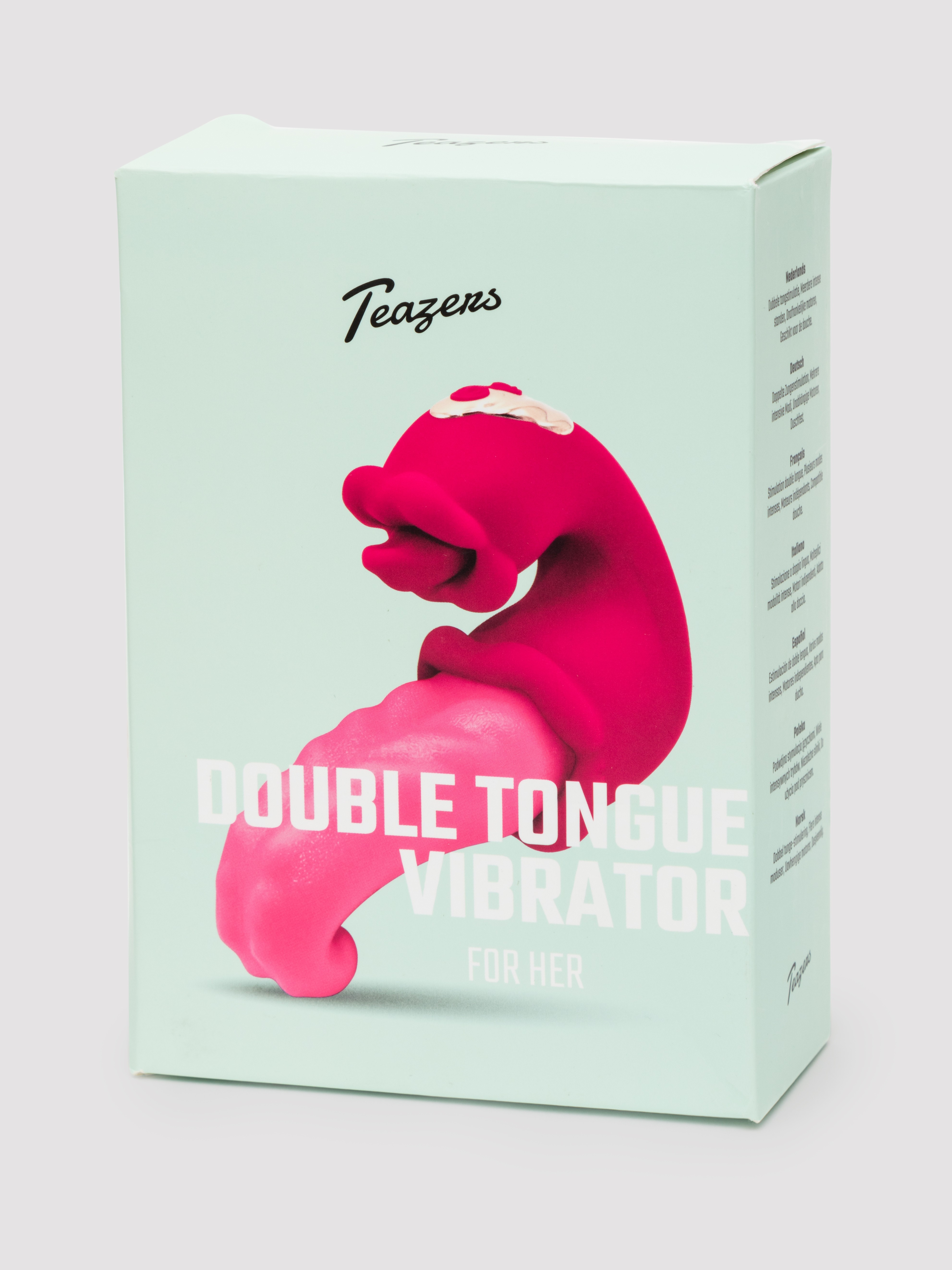 Teazers Double Tongue G-Spot Vibrator, Red, hi-res