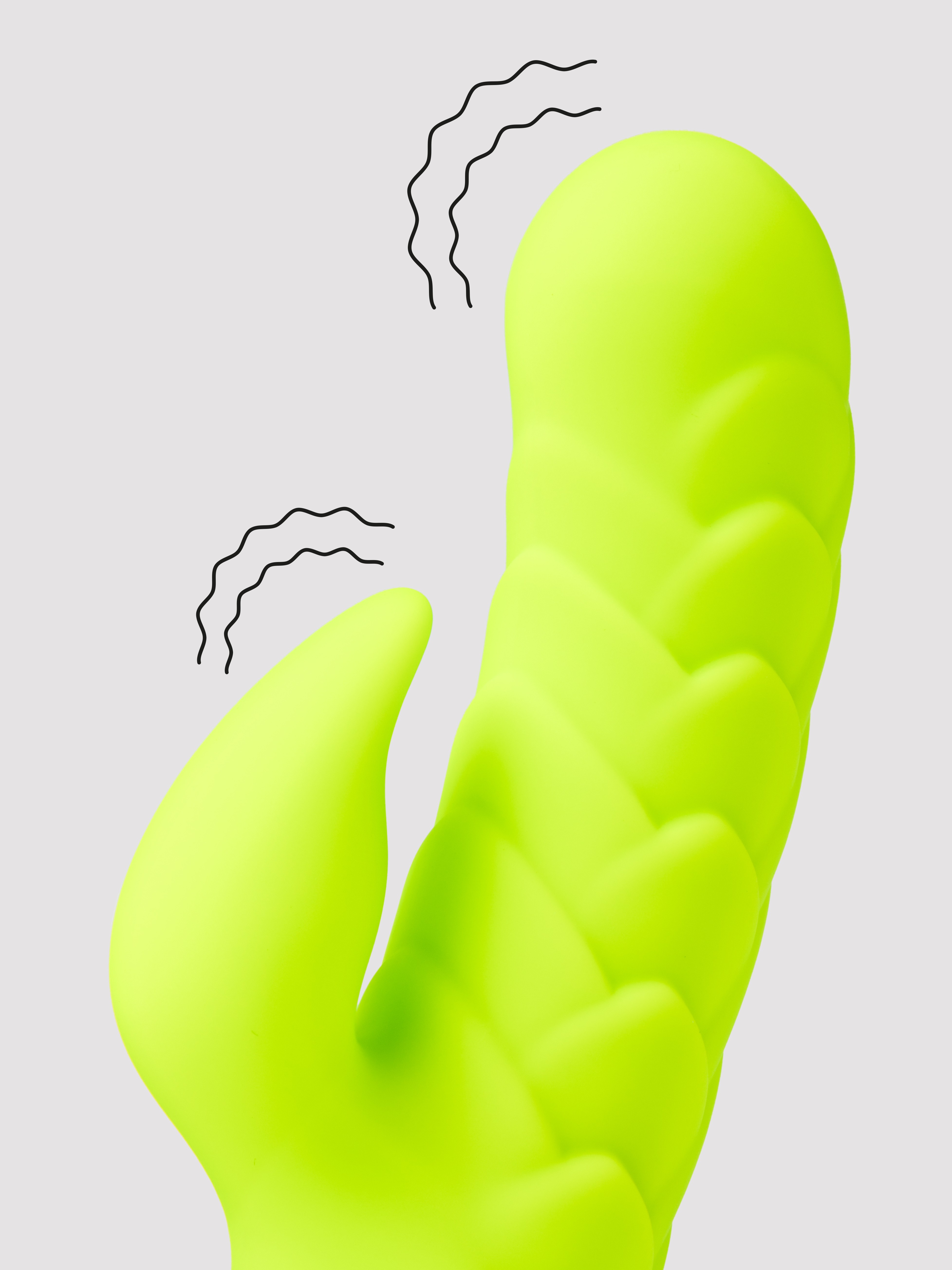 Rave Dragon Green Rechargeable Mini G-Spot Rabbit Vibrator, Green, hi-res
