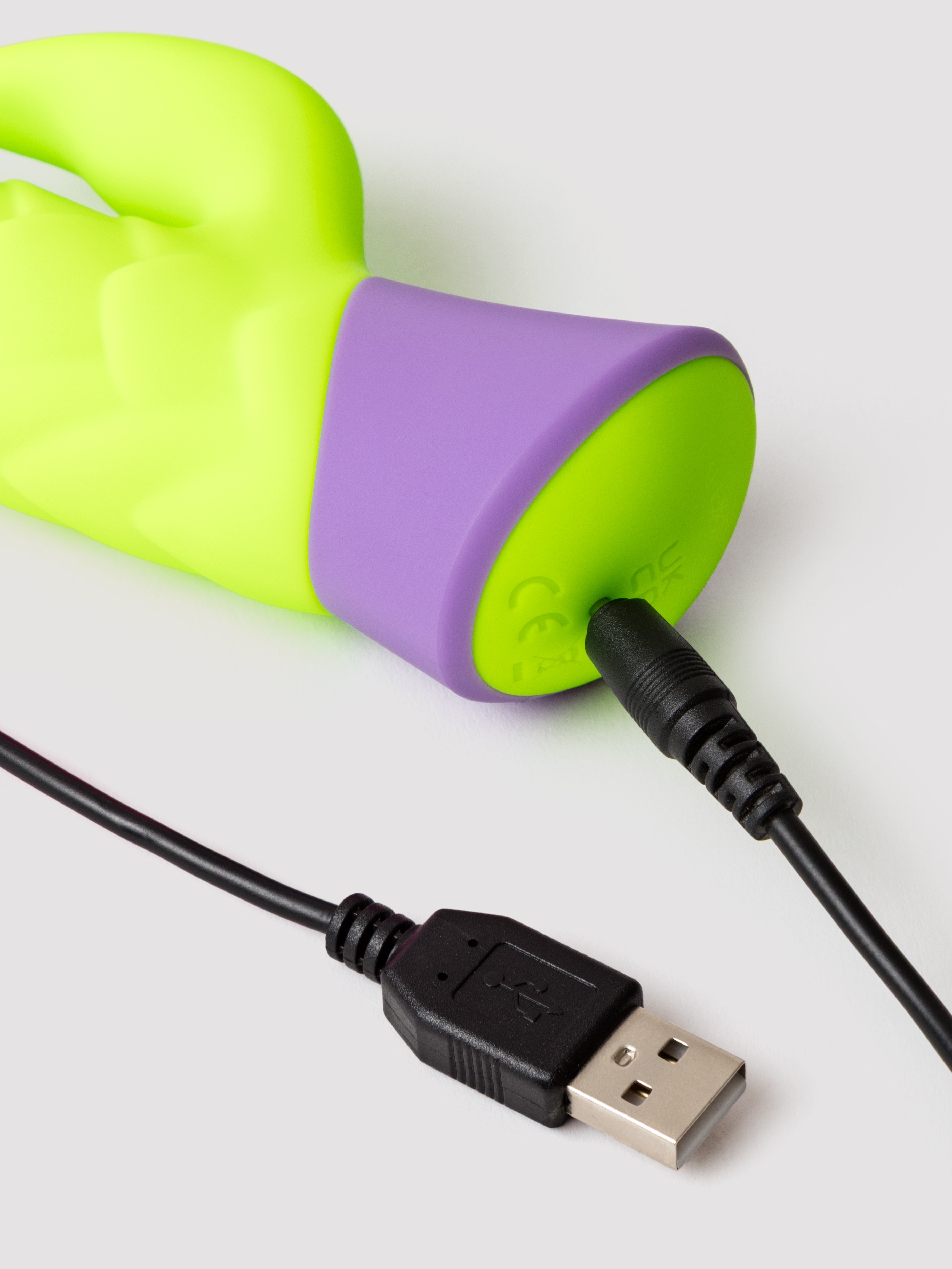 Rave Dragon Green Rechargeable Mini G-Spot Rabbit Vibrator, Green, hi-res