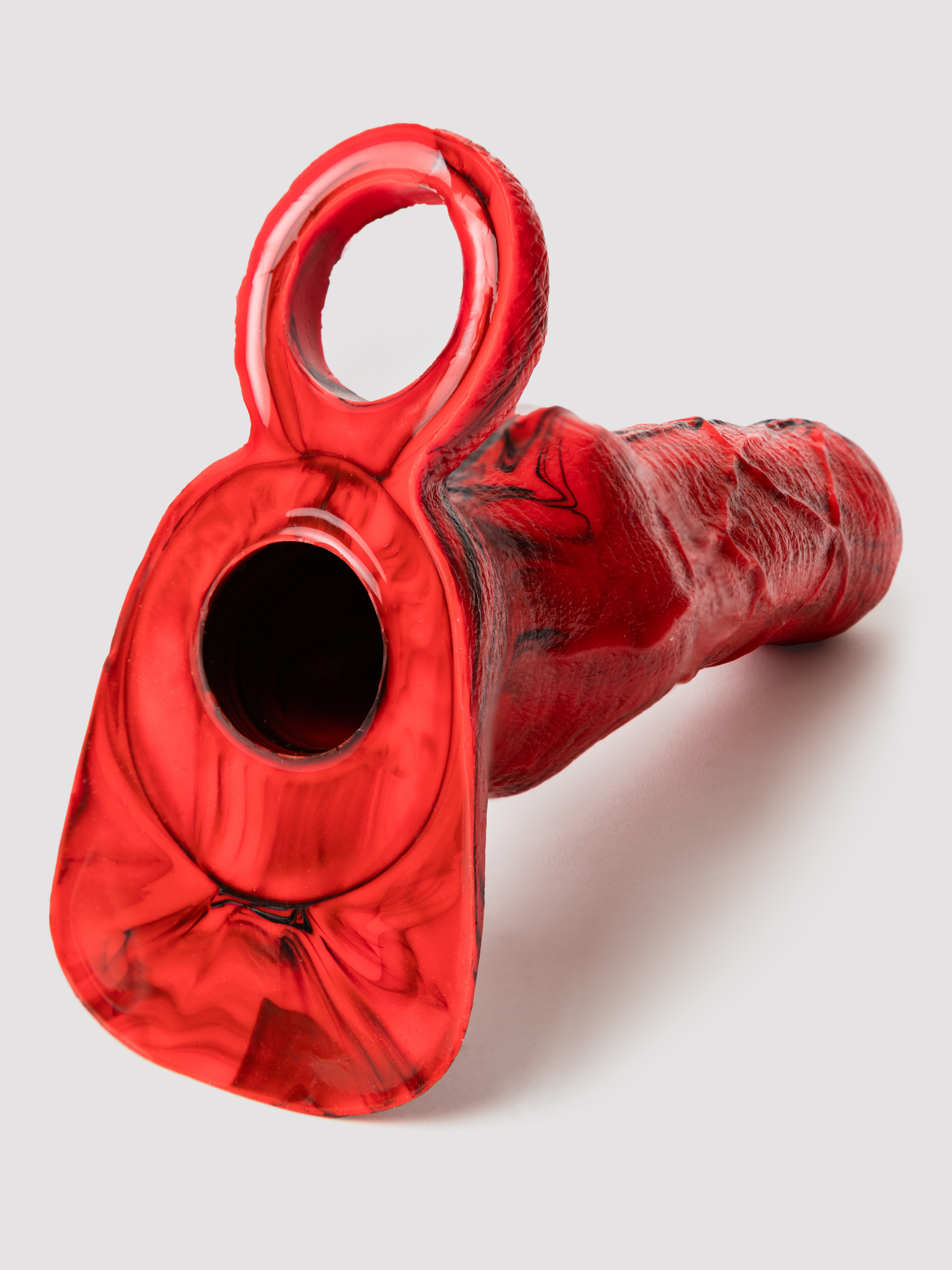 Creature Cocks Hell Hound Silicone Penis Extender, Red, hi-res