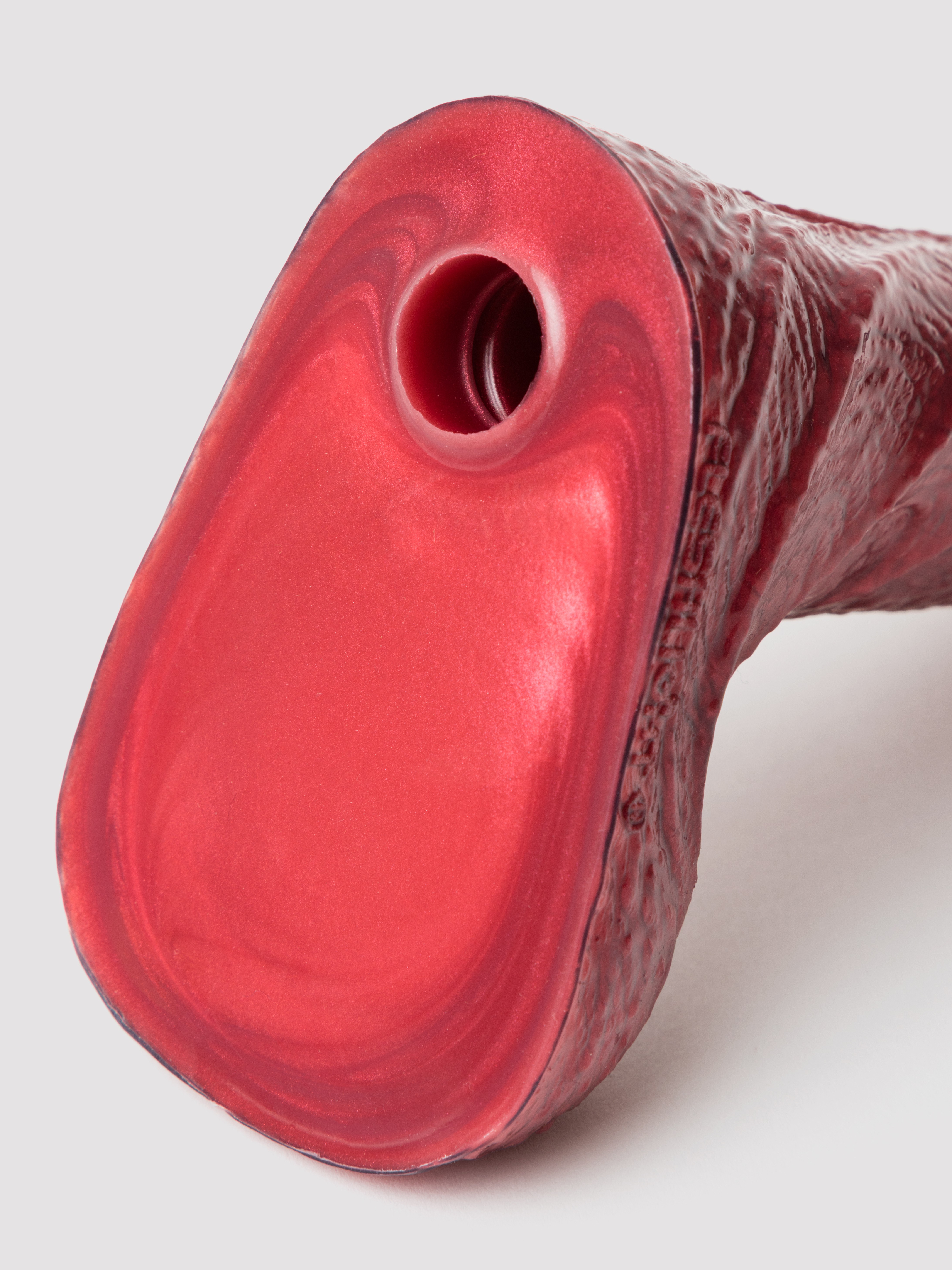 Fleshlight Fantasy Drac Textured Dildo 7 Inch, Red, hi-res