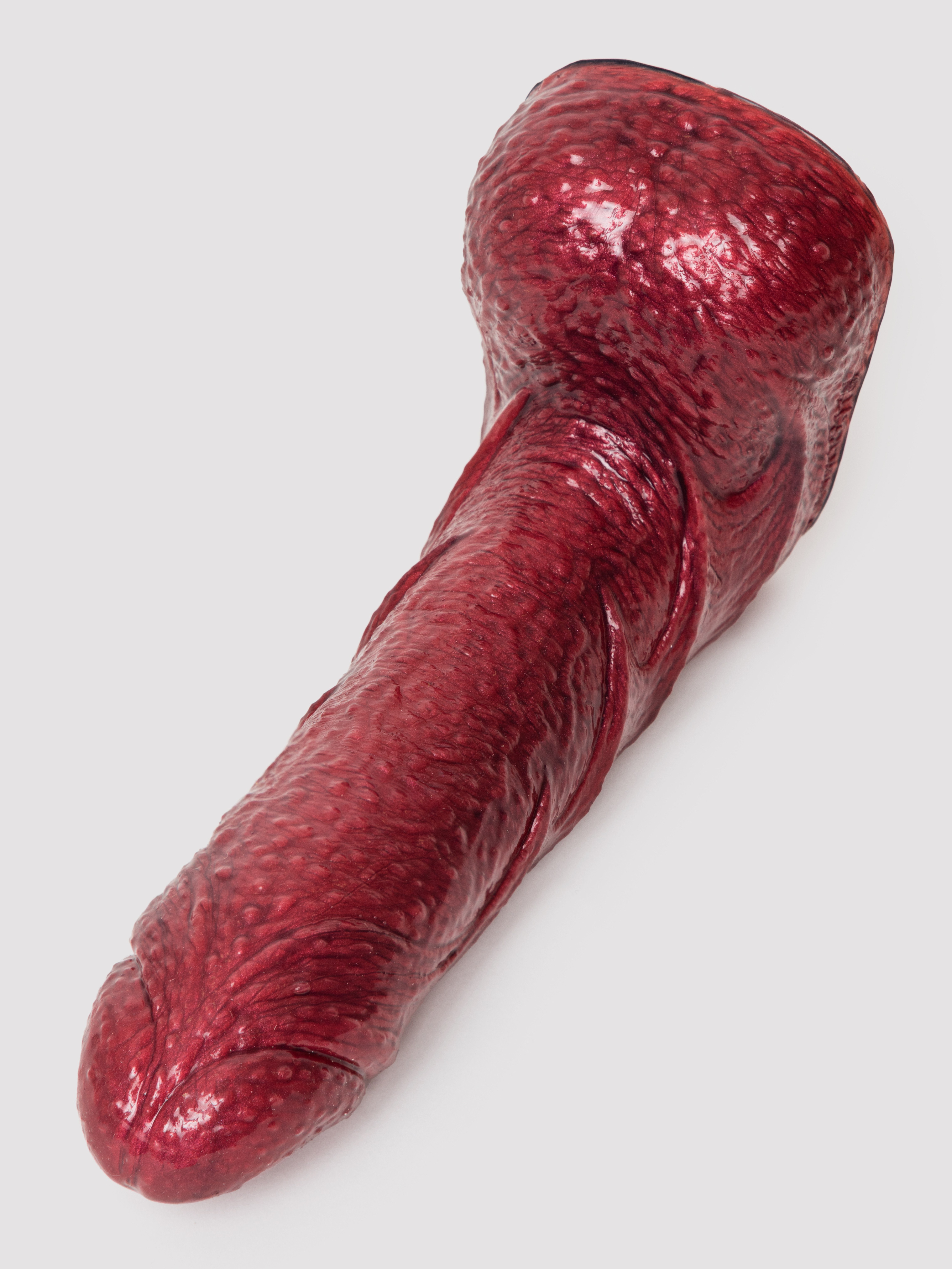 Fleshlight Fantasy Drac Textured Dildo 7 Inch, Red, hi-res