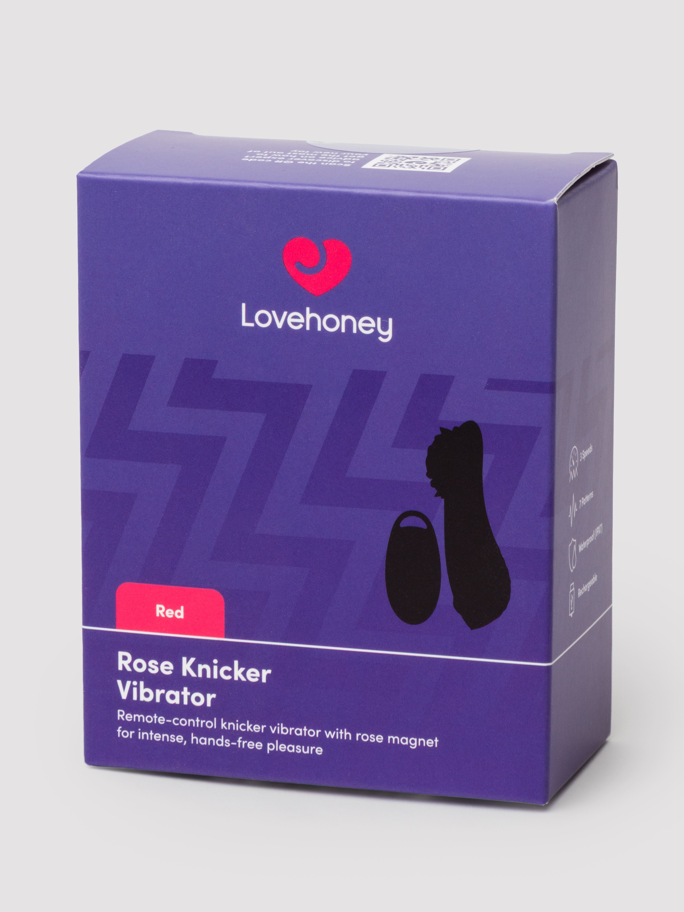 Lovehoney Rose Remote-Control Knicker Vibrator, Red, hi-res