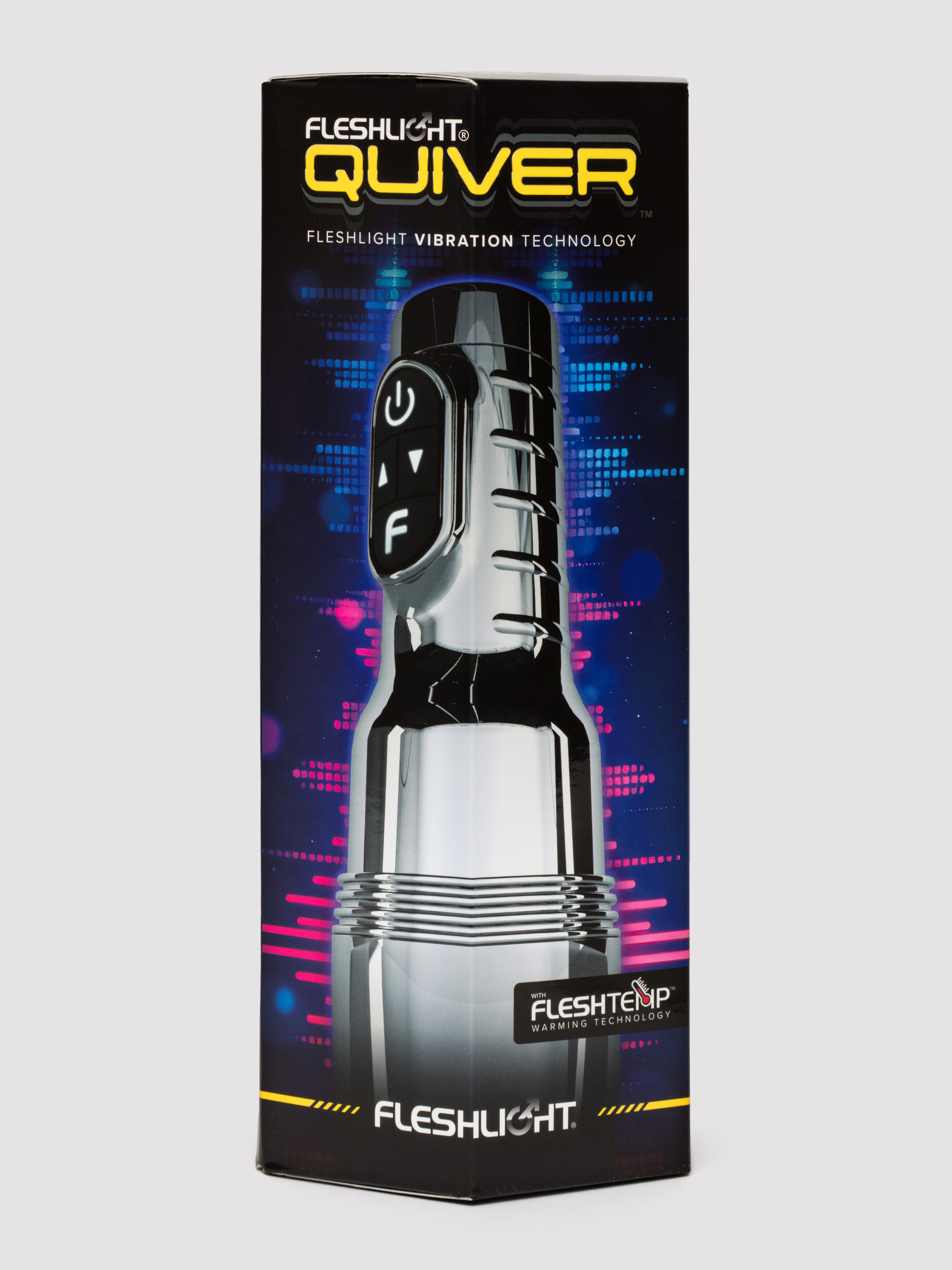 Fleshlight Pink Quiver Rechargeable Vibrating Stroker, Flesh Pink, hi-res