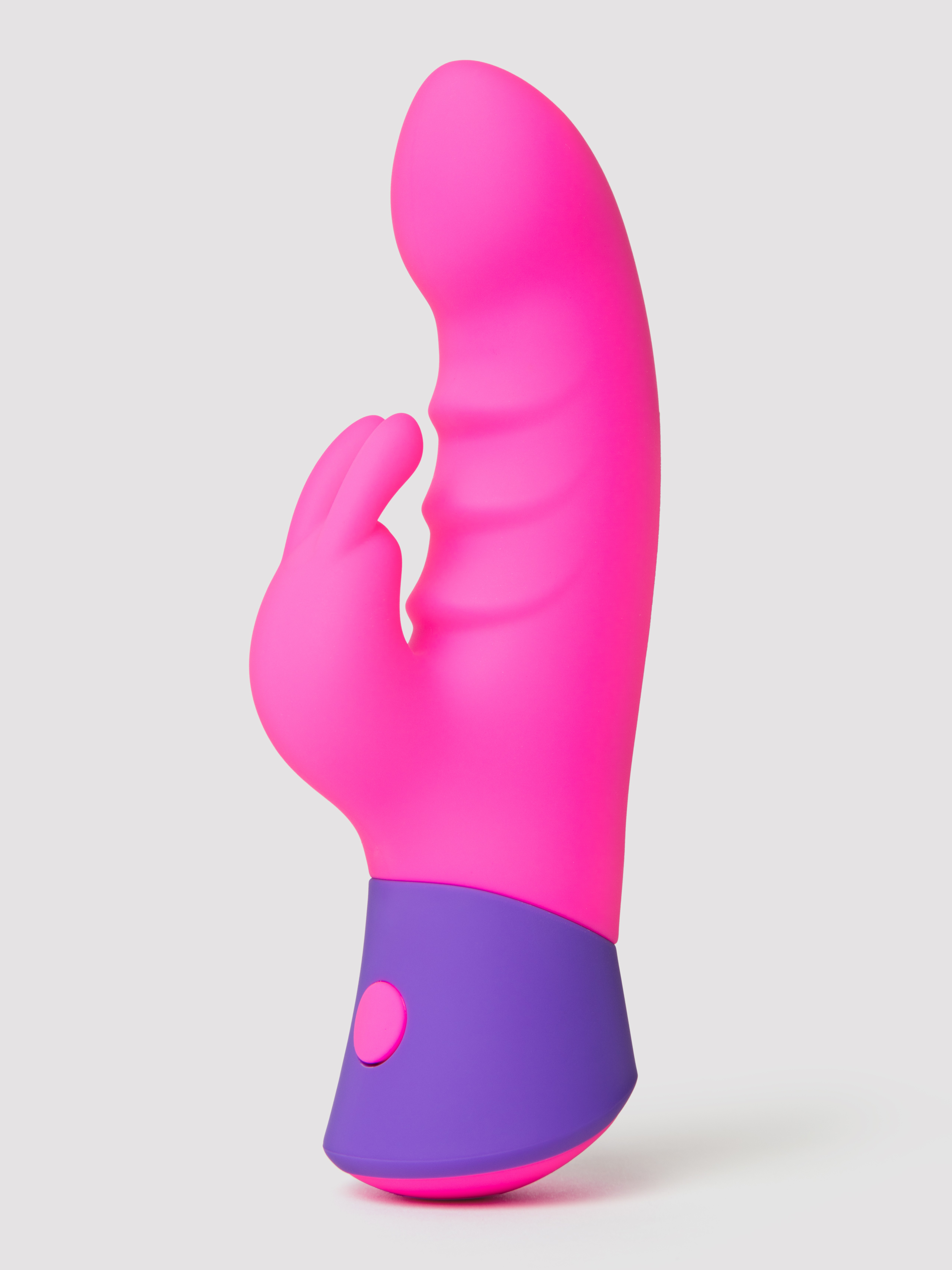 Rave Bunny Pink Textured Mini G-Spot Rabbit Vibrator, Pink, hi-res
