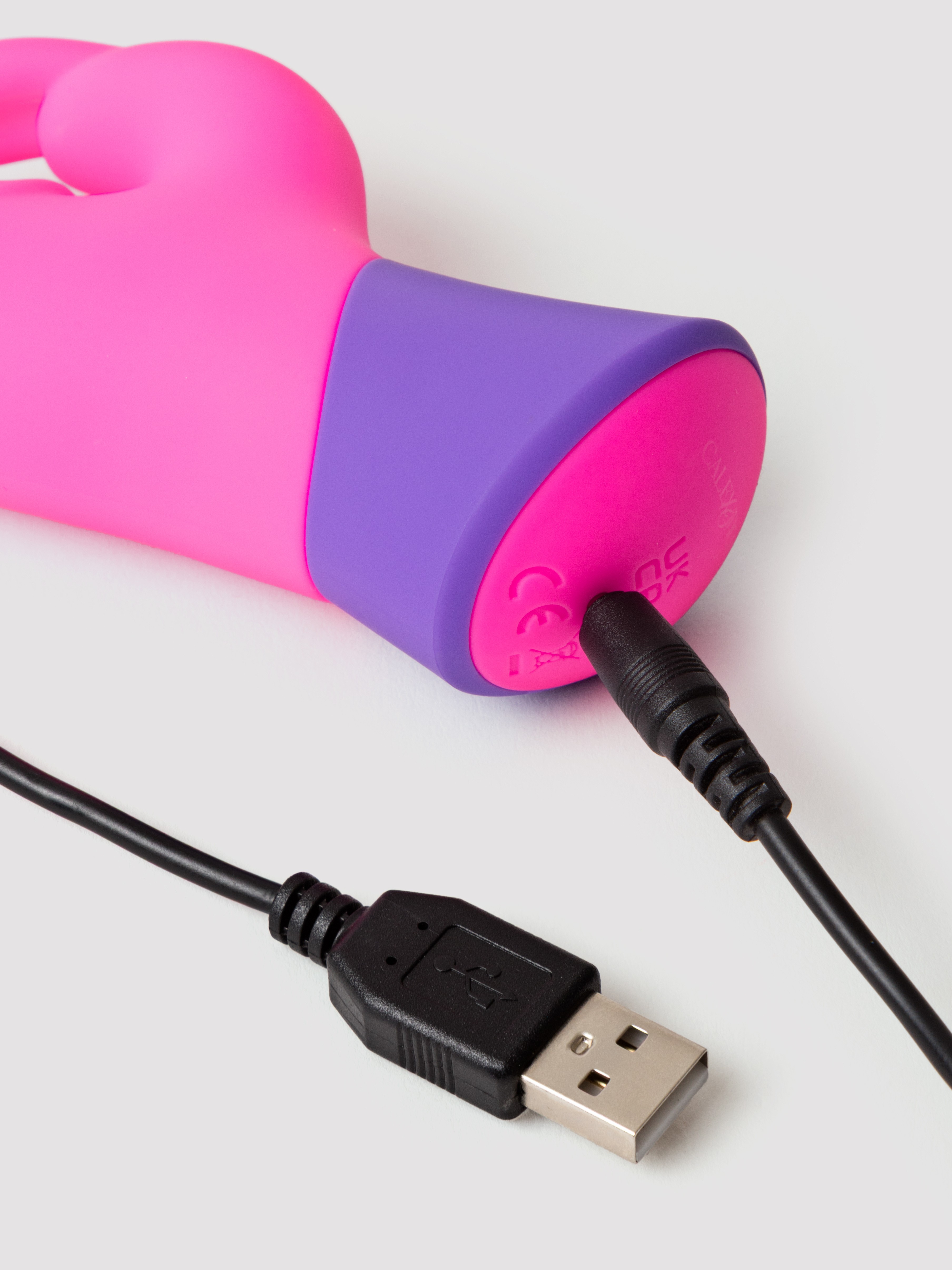 Rave Bunny Pink Textured Mini G-Spot Rabbit Vibrator, Pink, hi-res