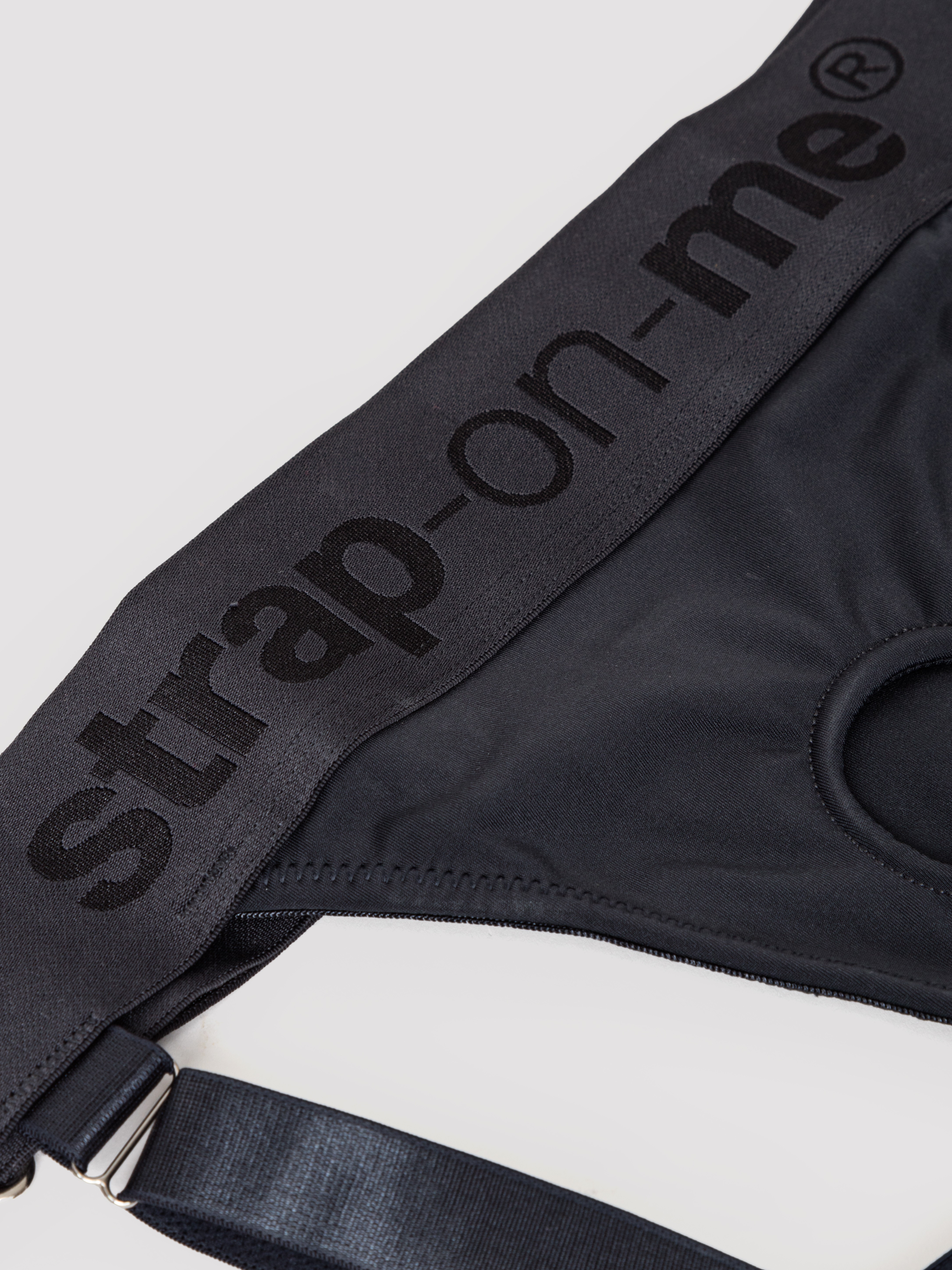 Strap-On-Me Unique Back Lift Dual Ring Adjustable Harness, Black, hi-res