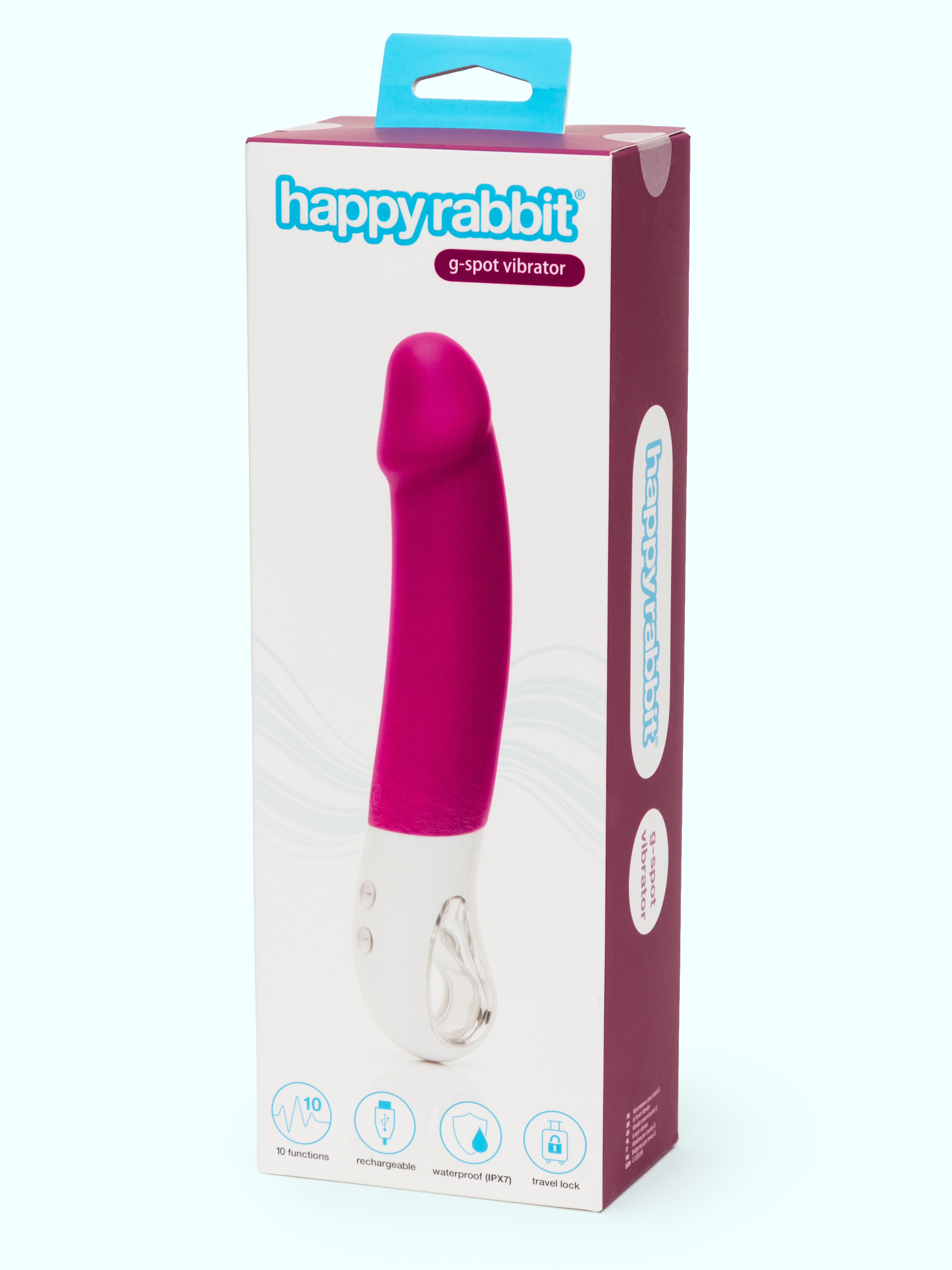 Happy Rabbit G-Spot Vibrator, Purple, hi-res