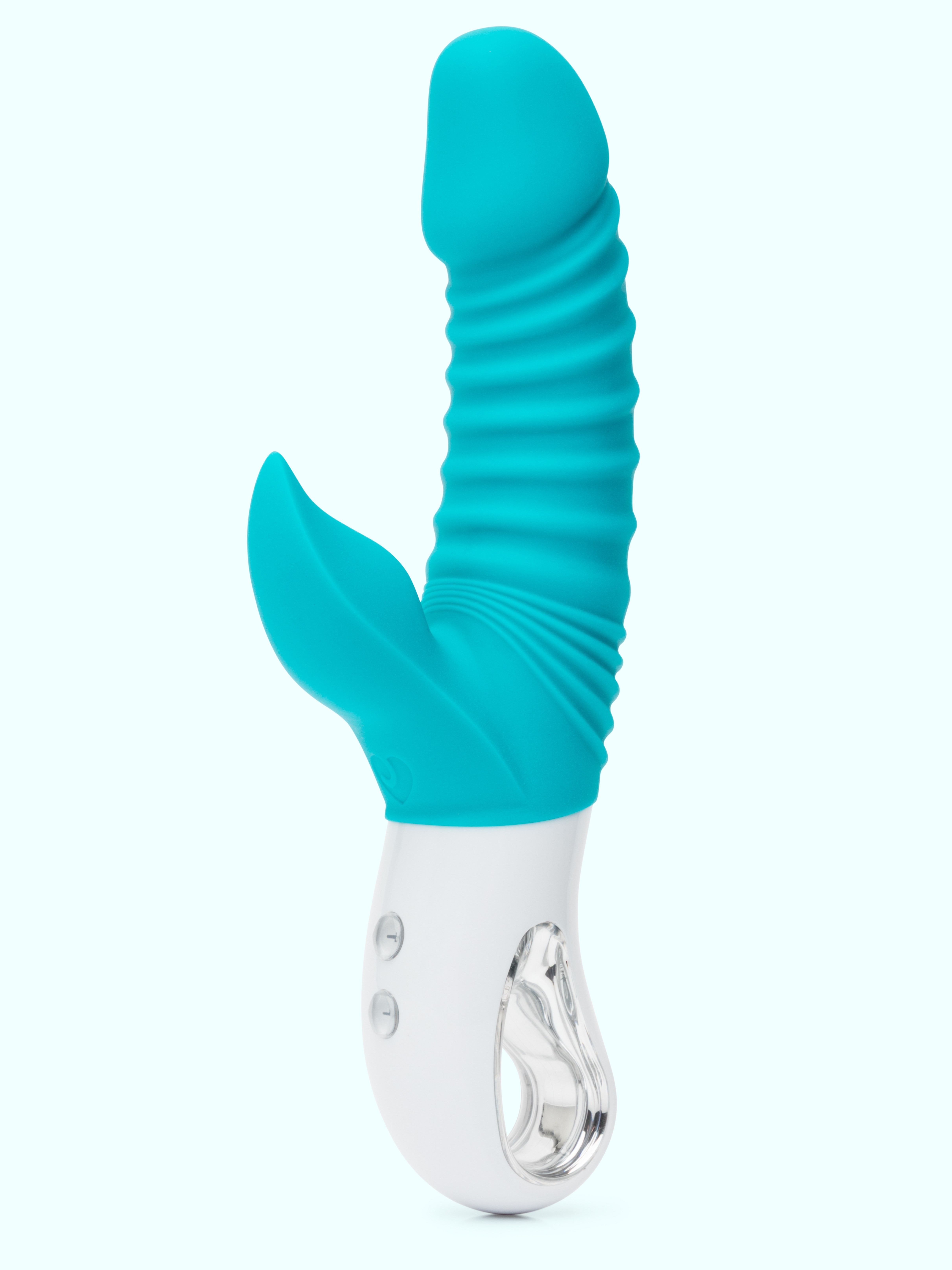 Happy Rabbit Ribbed Rabbit Vibrator, Green, hi-res