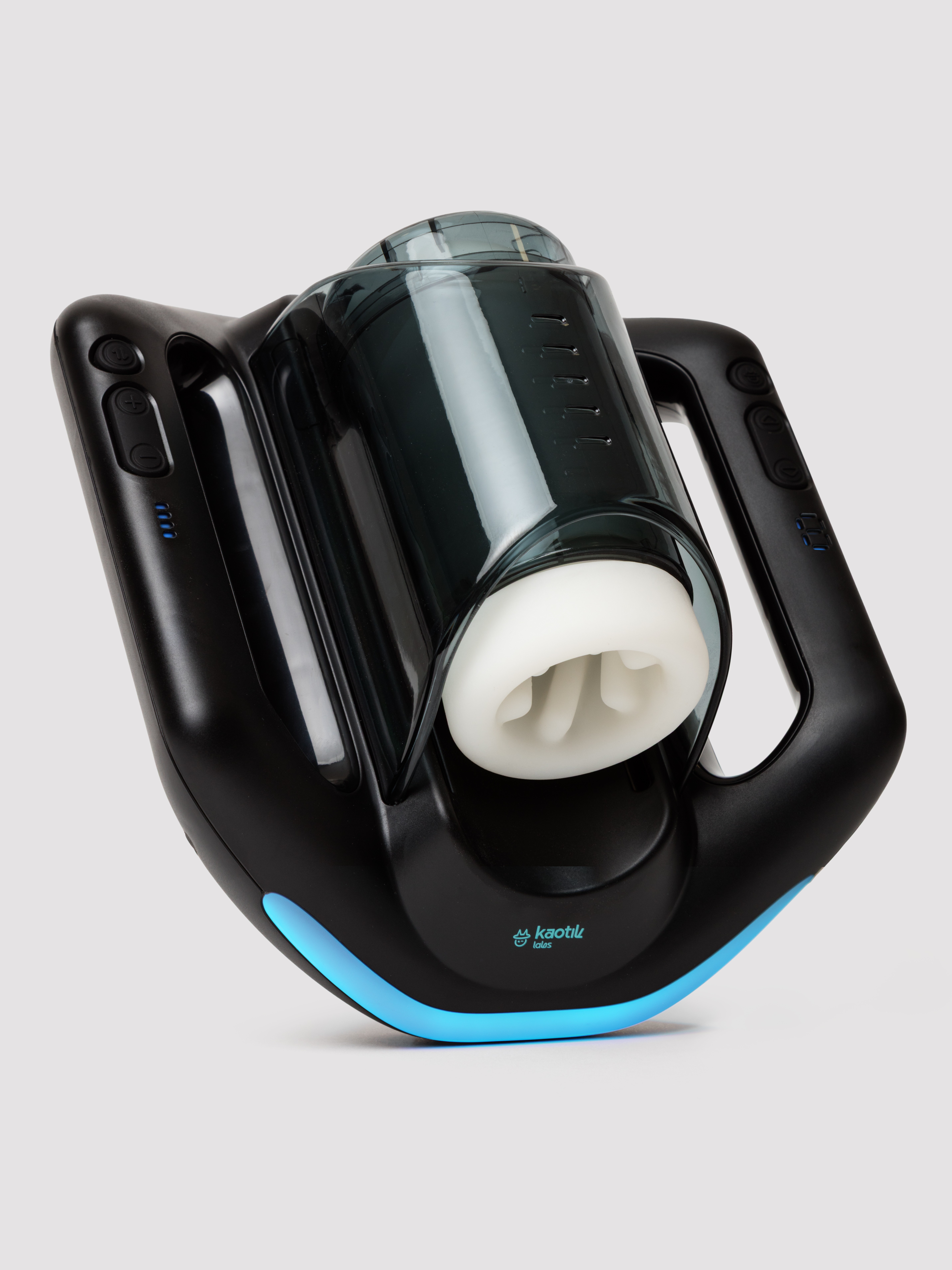Kaotik The Jetpack App Controlled Double-Handed Auto Stroking Masturbator, Black, hi-res