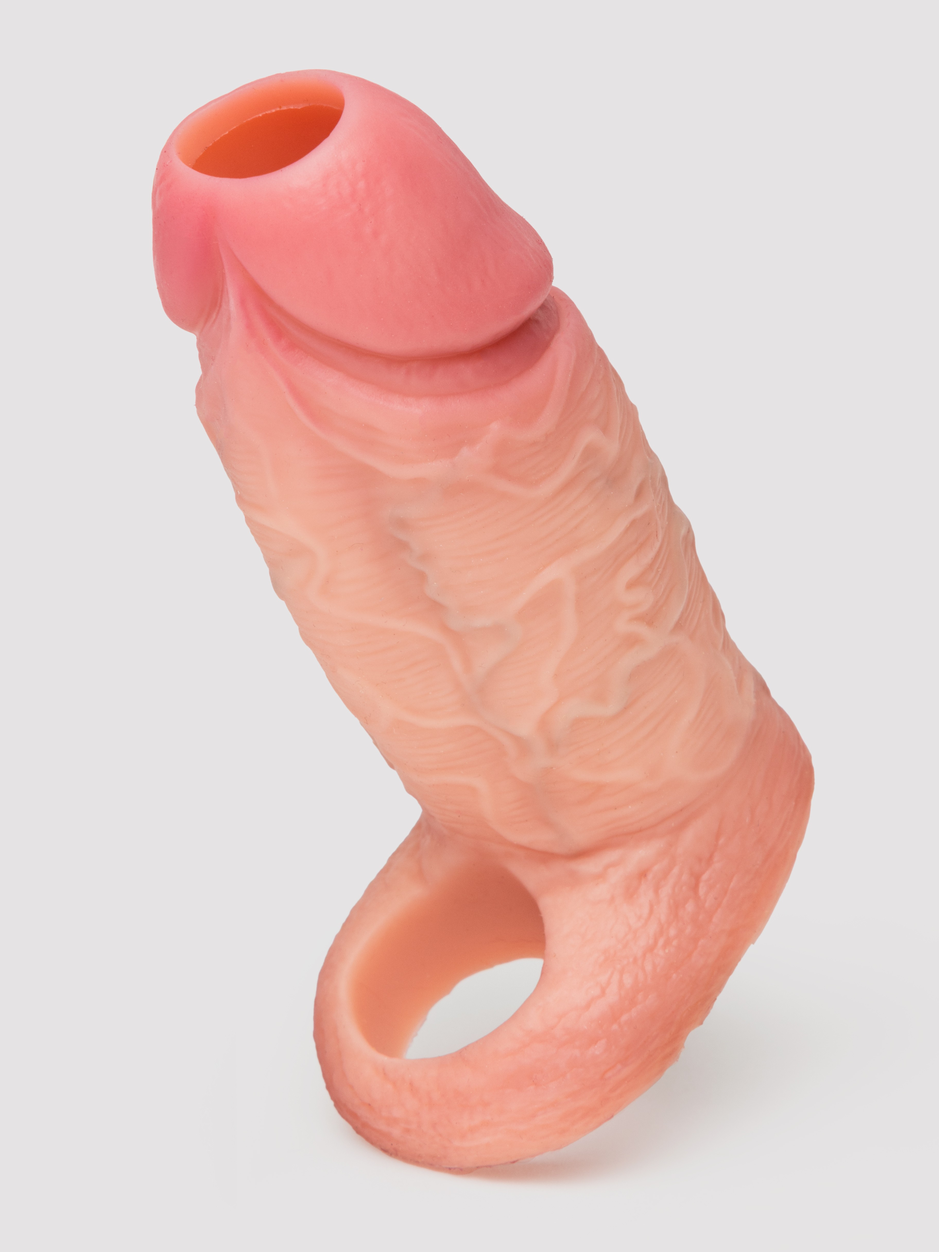 Jock Realistic Silicone Penis Enhancer with Ball Strap, Flesh Pink, hi-res
