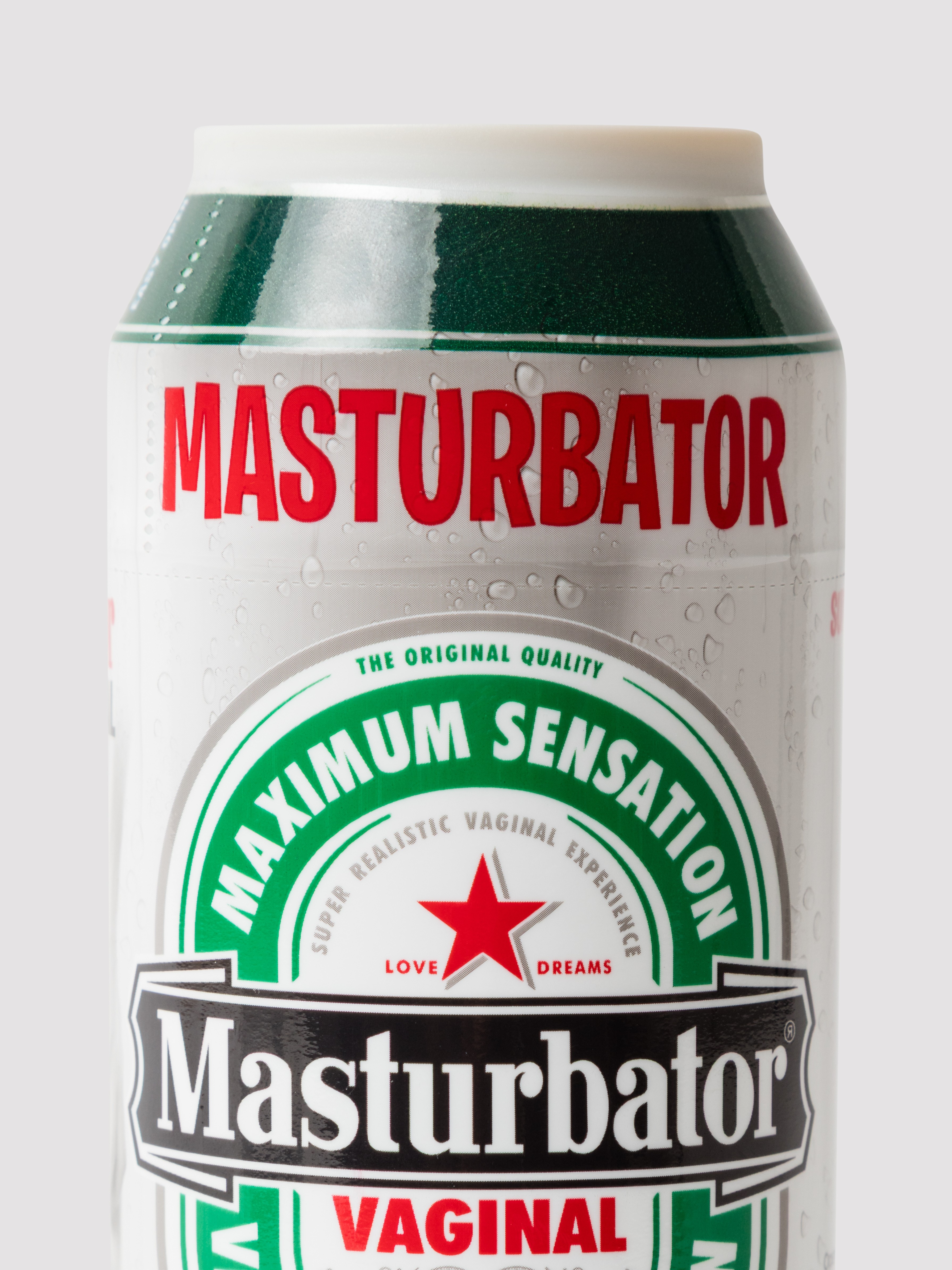 Realistic Vagina Masturbator in a Can, Flesh Pink, hi-res