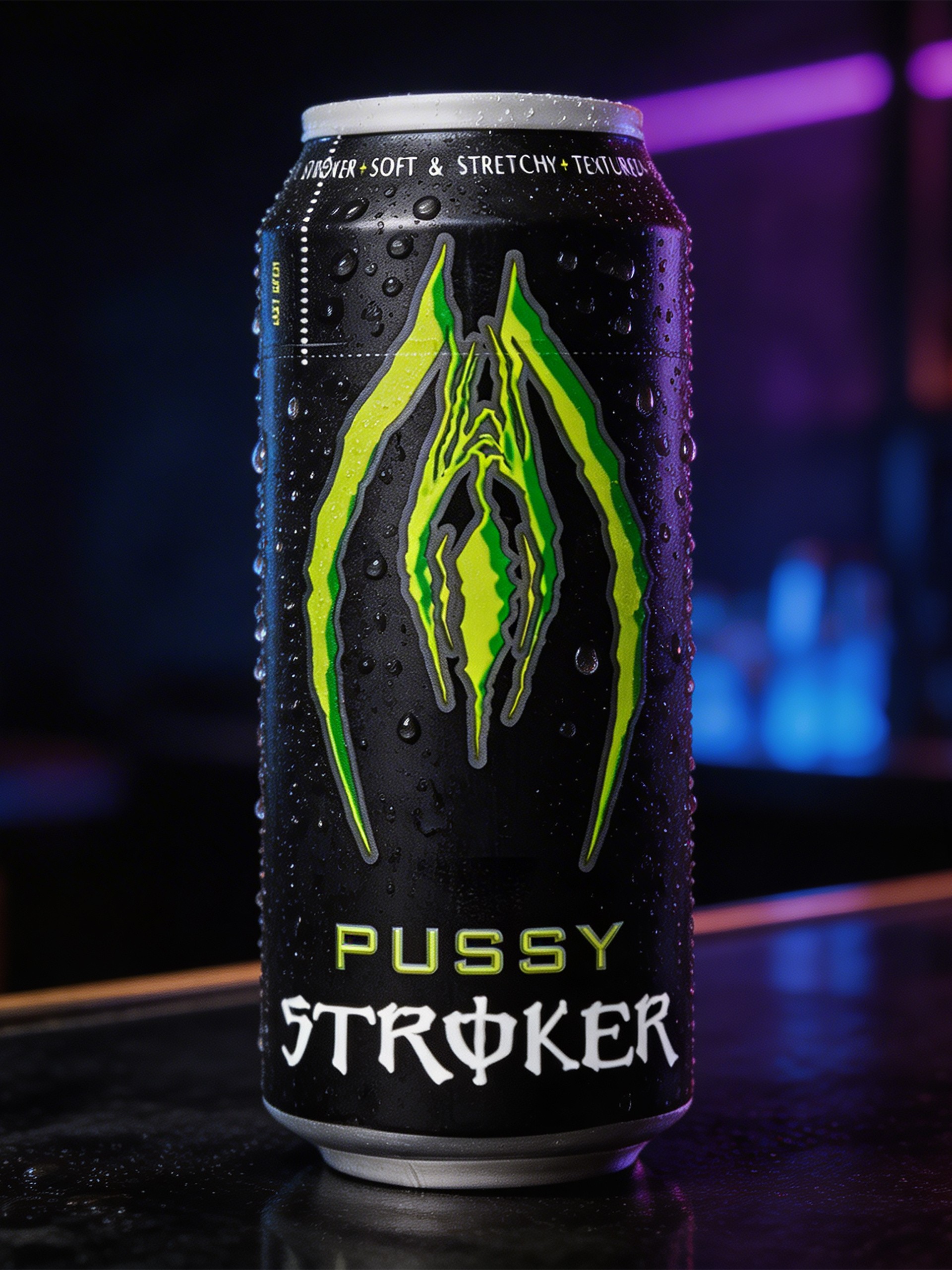 Space Monster Realistic Pussy Stroker in a Can , Flesh Pink, hi-res