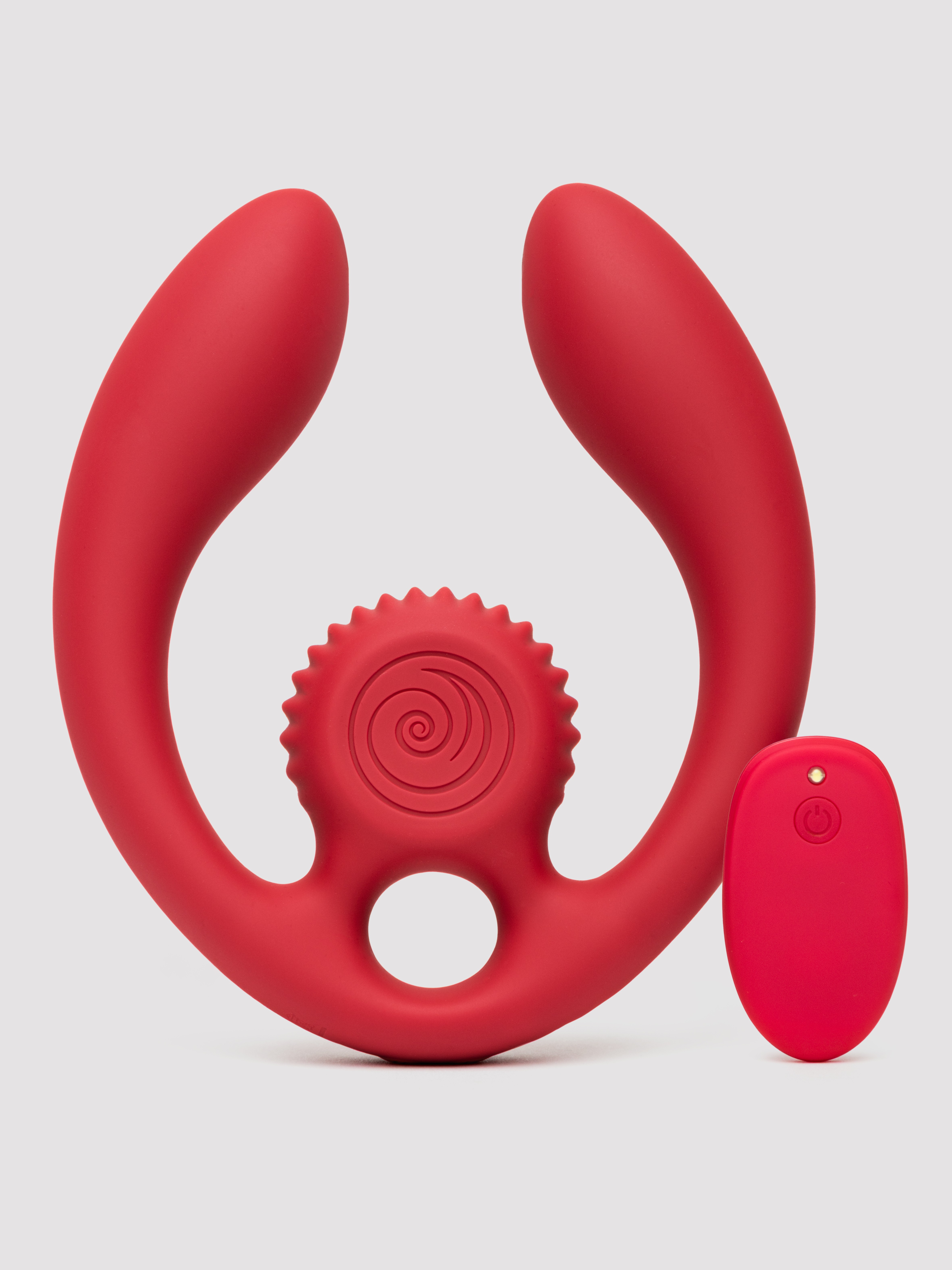 Snail Vibe Gizi Duo Dual Couples Stimulator, Red, hi-res