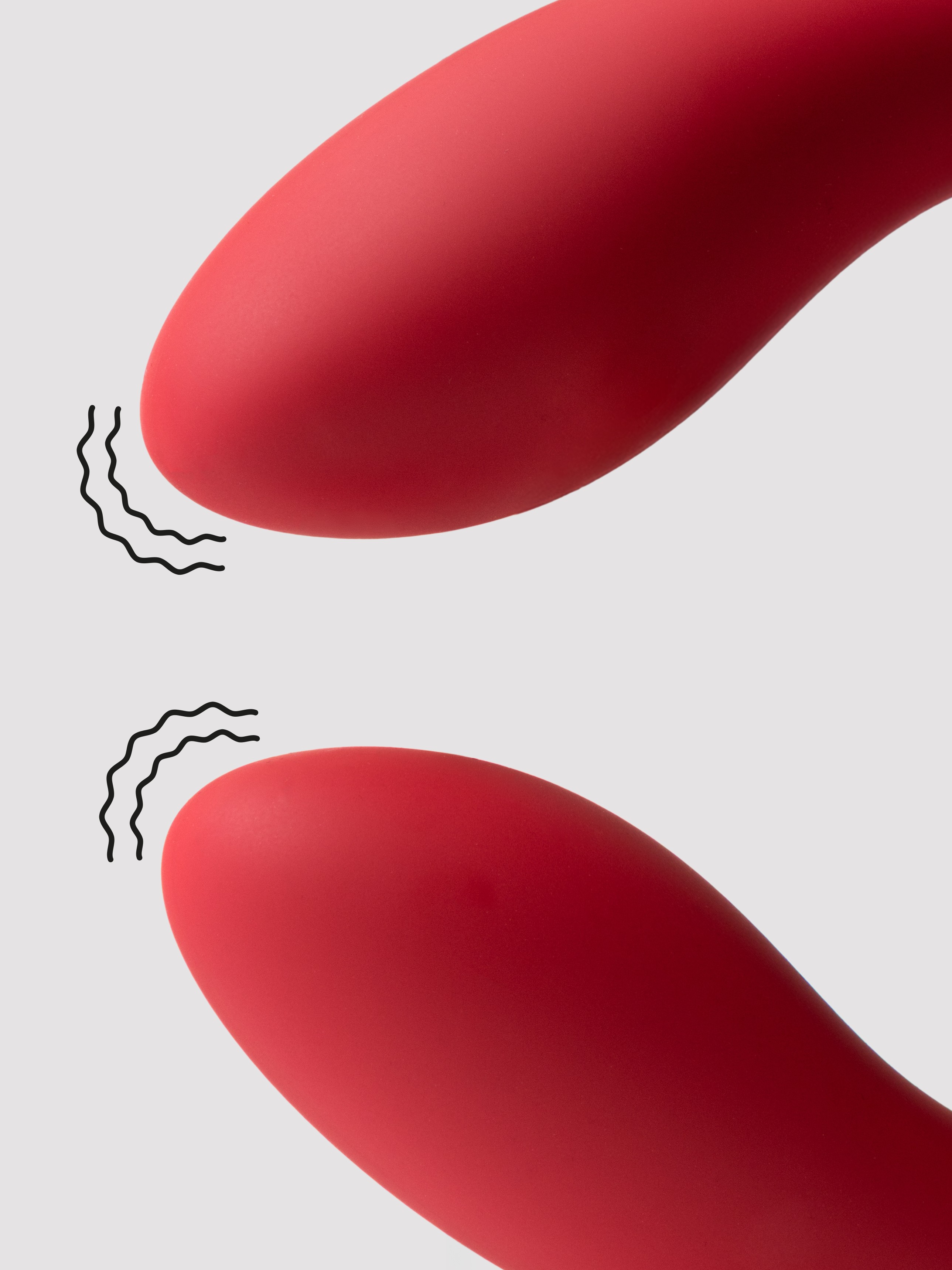 Snail Vibe Gizi Duo Dual Couples Stimulator, Red, hi-res