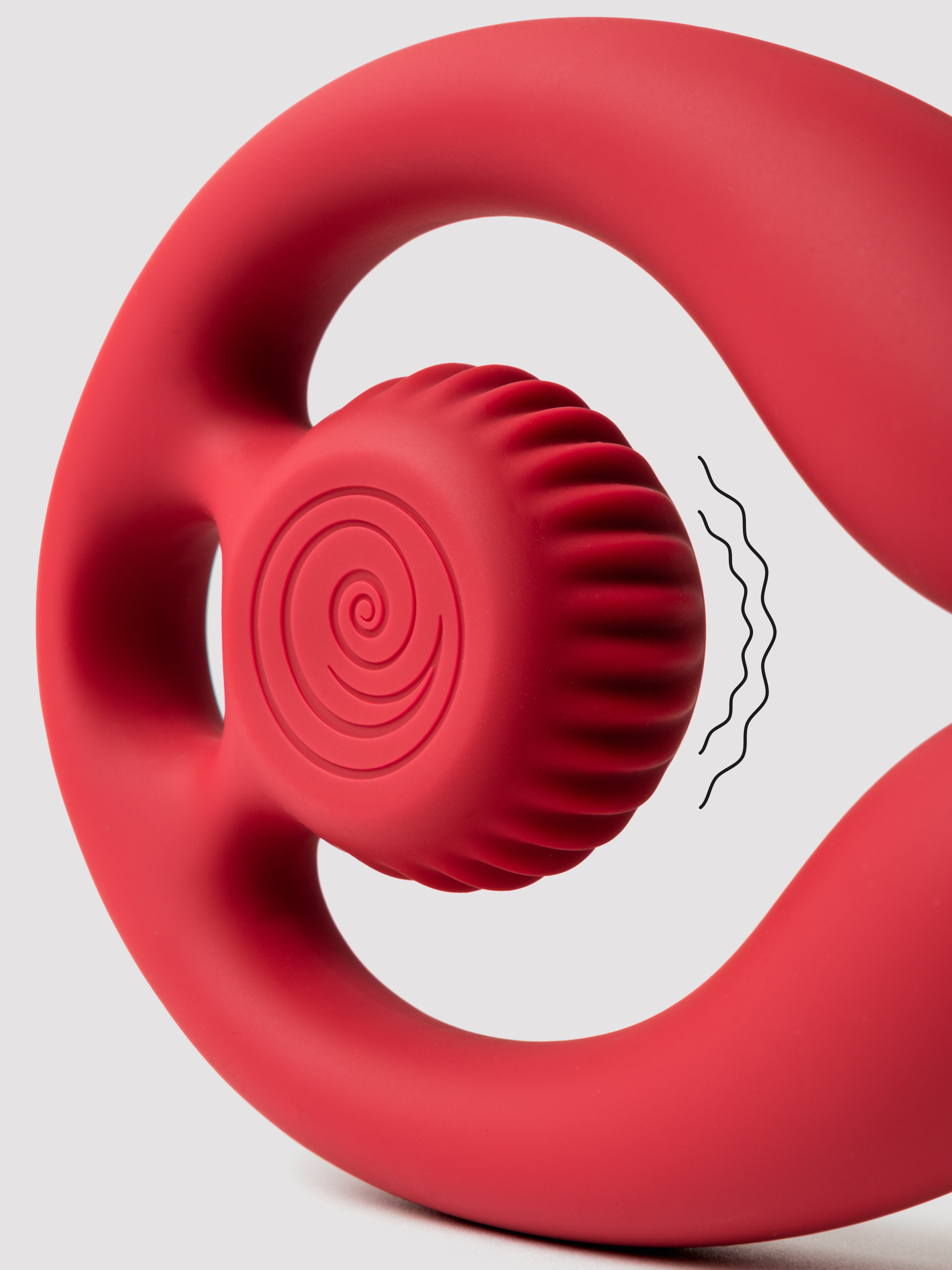 Snail Vibe Gizi Duo Dual Couples Stimulator, Red, hi-res