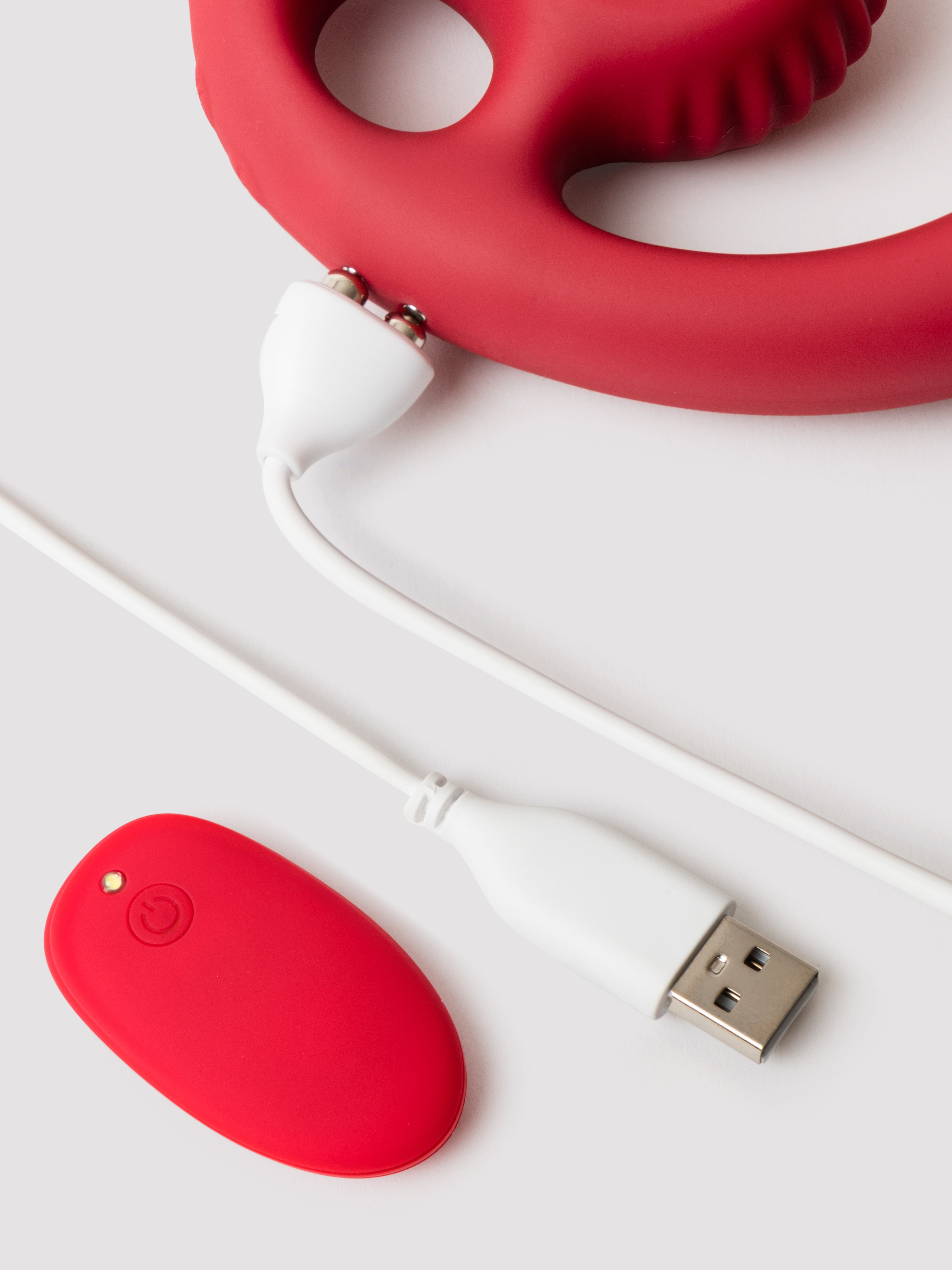 Snail Vibe Gizi Duo Dual Couples Stimulator, Red, hi-res