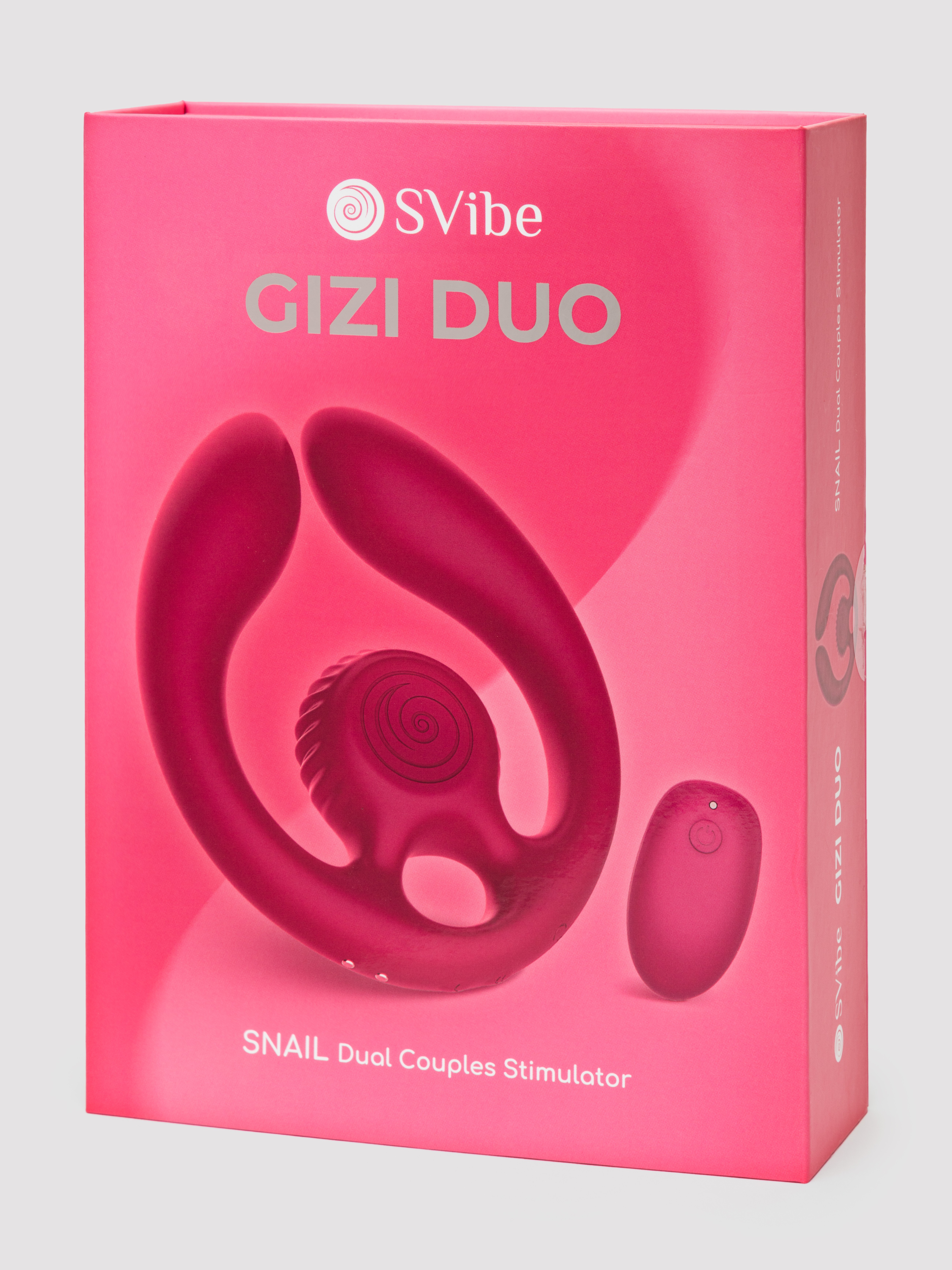 Snail Vibe Gizi Duo Dual Couples Stimulator, Red, hi-res