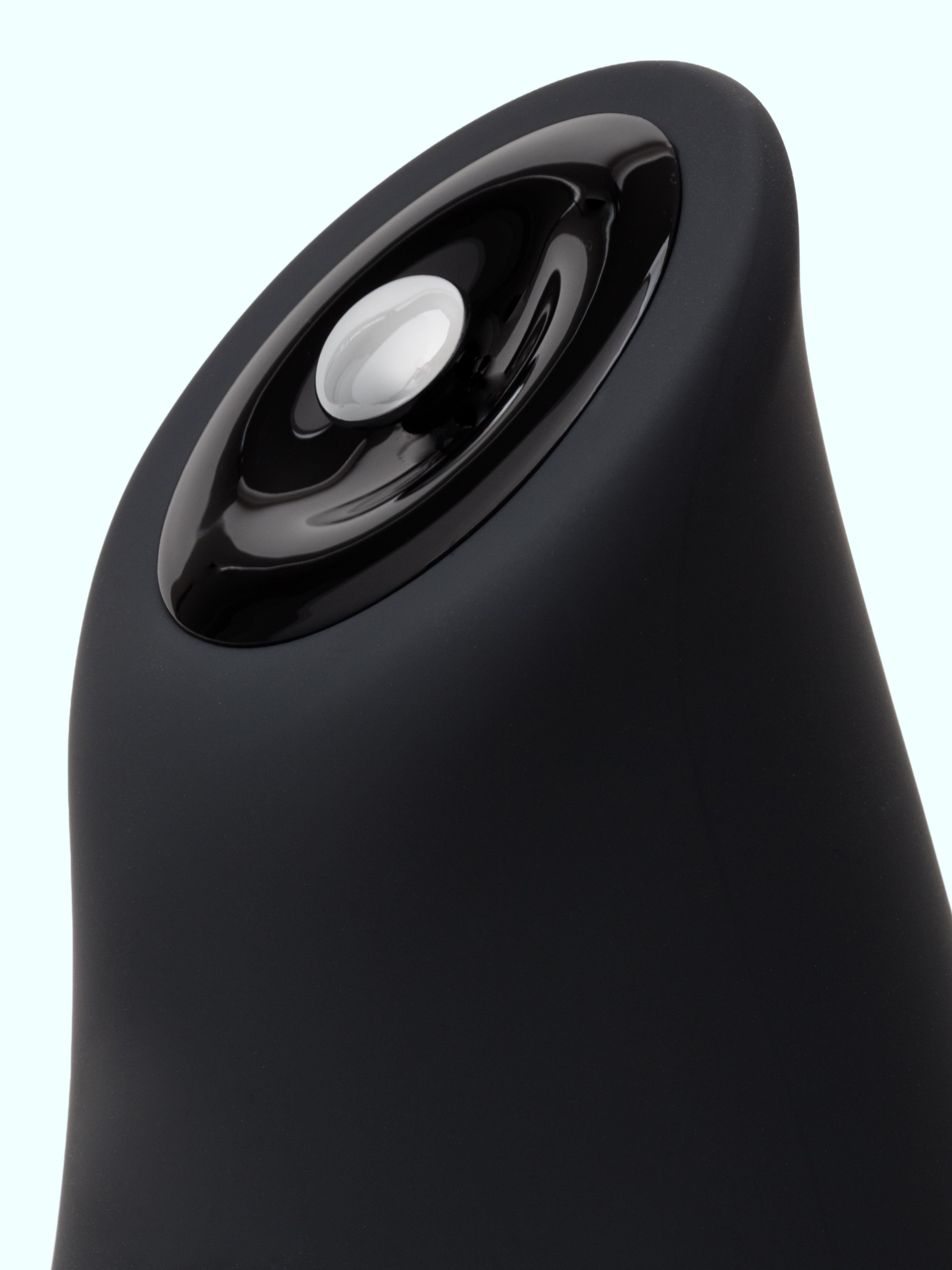 Blowmotion Vibrating, Thrusting & Warming Silicone Masturbator, Black, hi-res