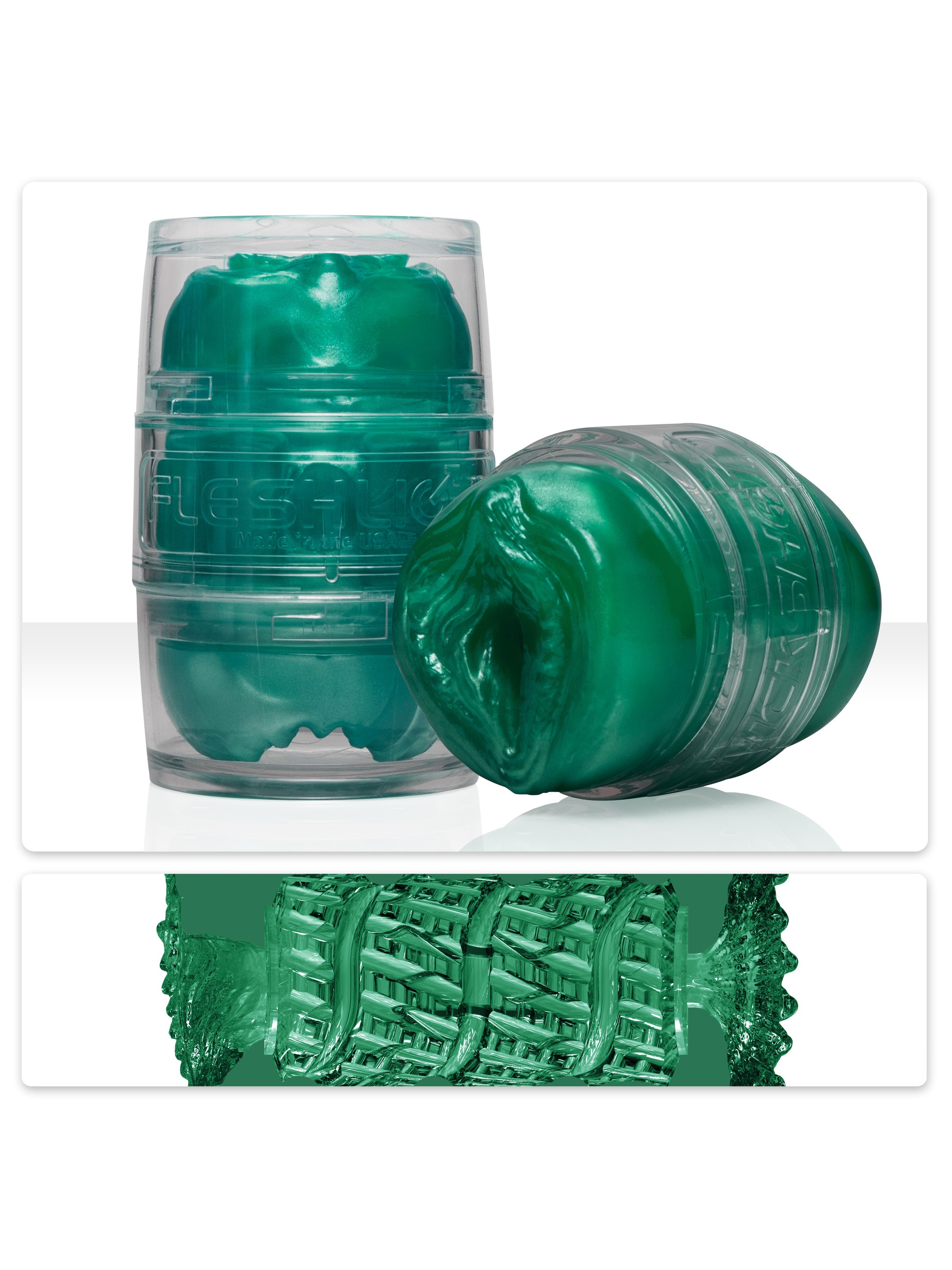 Fleshlight Quickshot Alien Lady & Butt, Green, hi-res