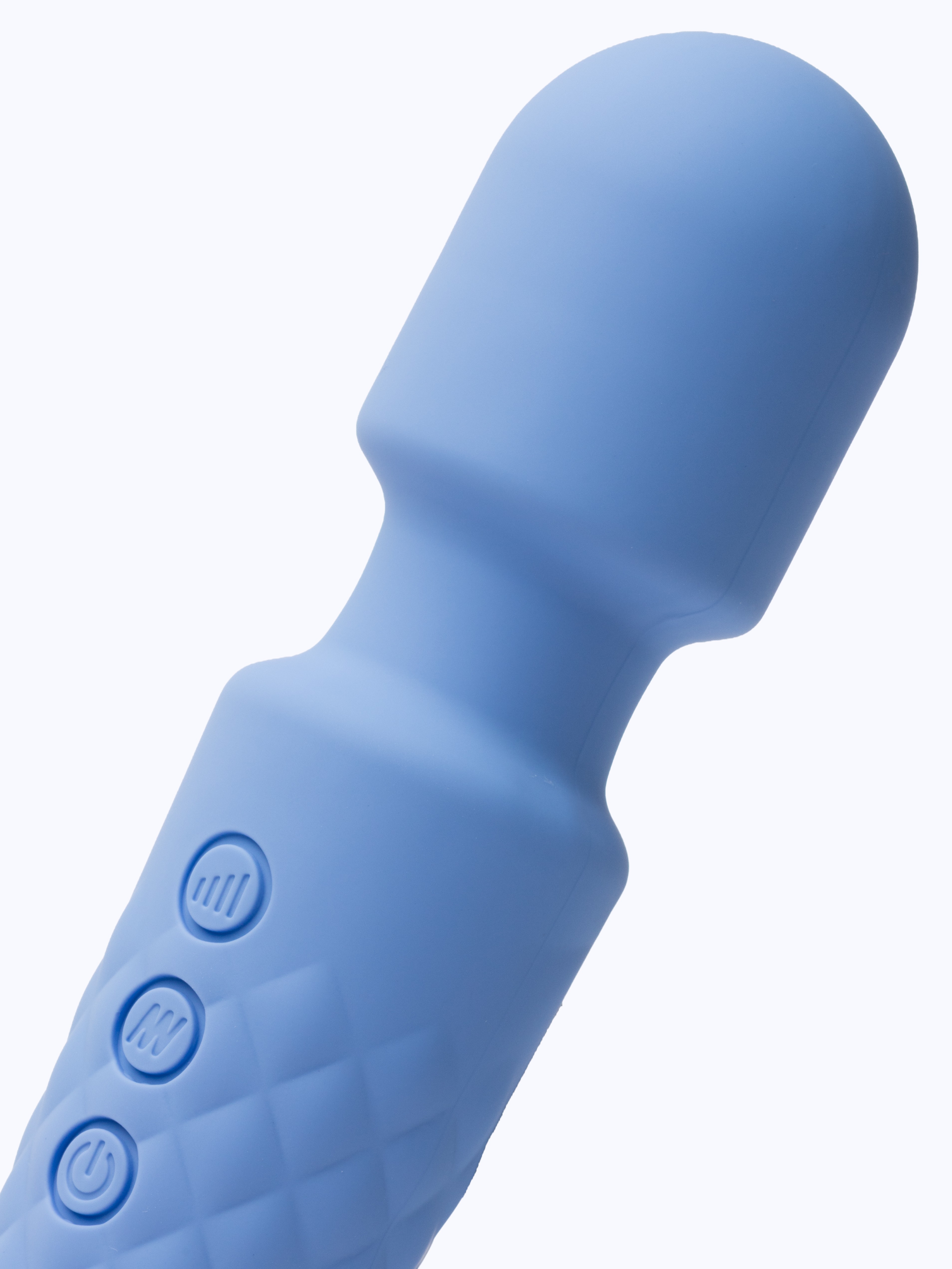 Lovehoney Midi Blue Silicone Wand, Blue, hi-res