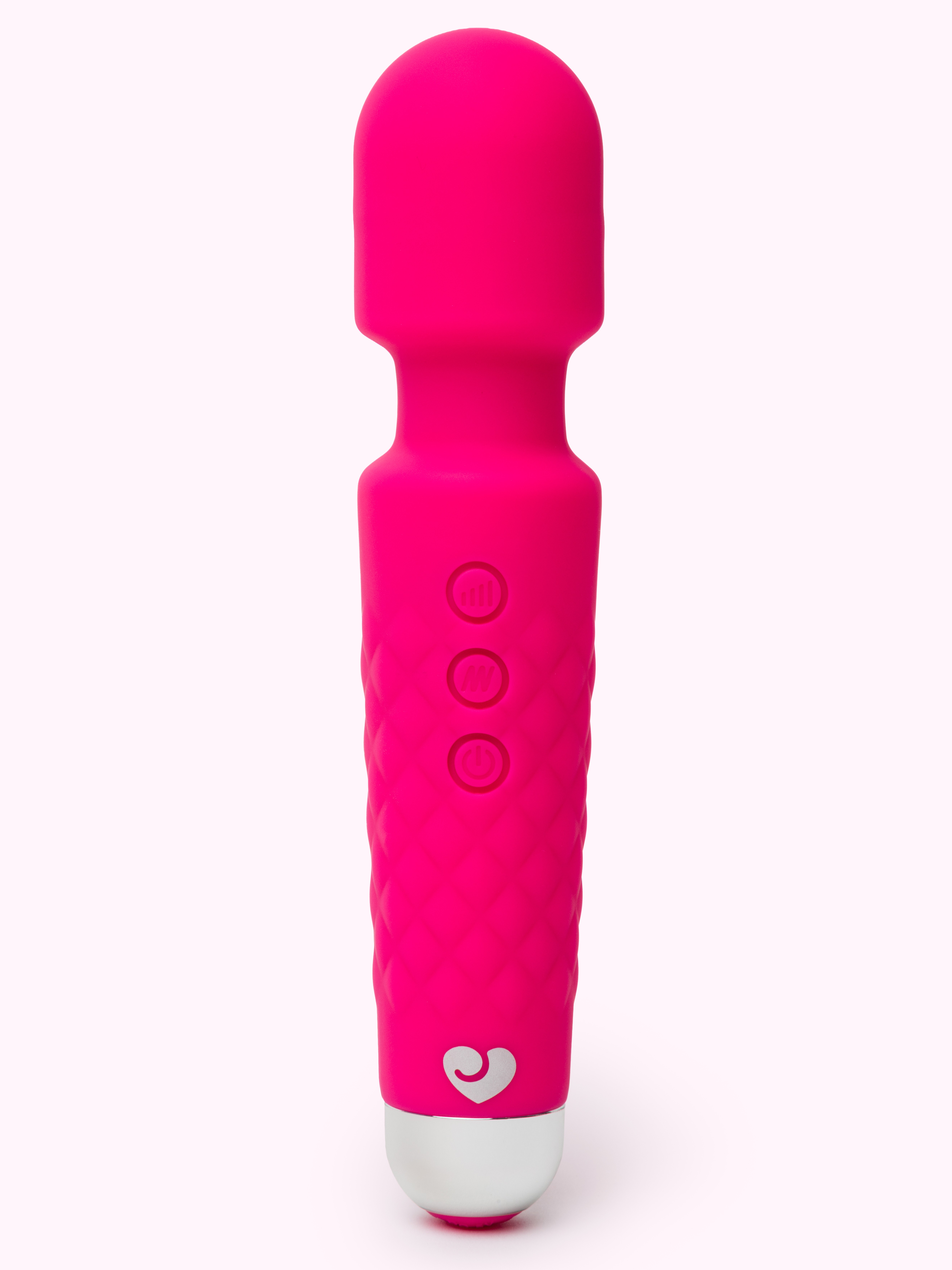 Lovehoney Midi Pink Silicone Wand, Pink, hi-res