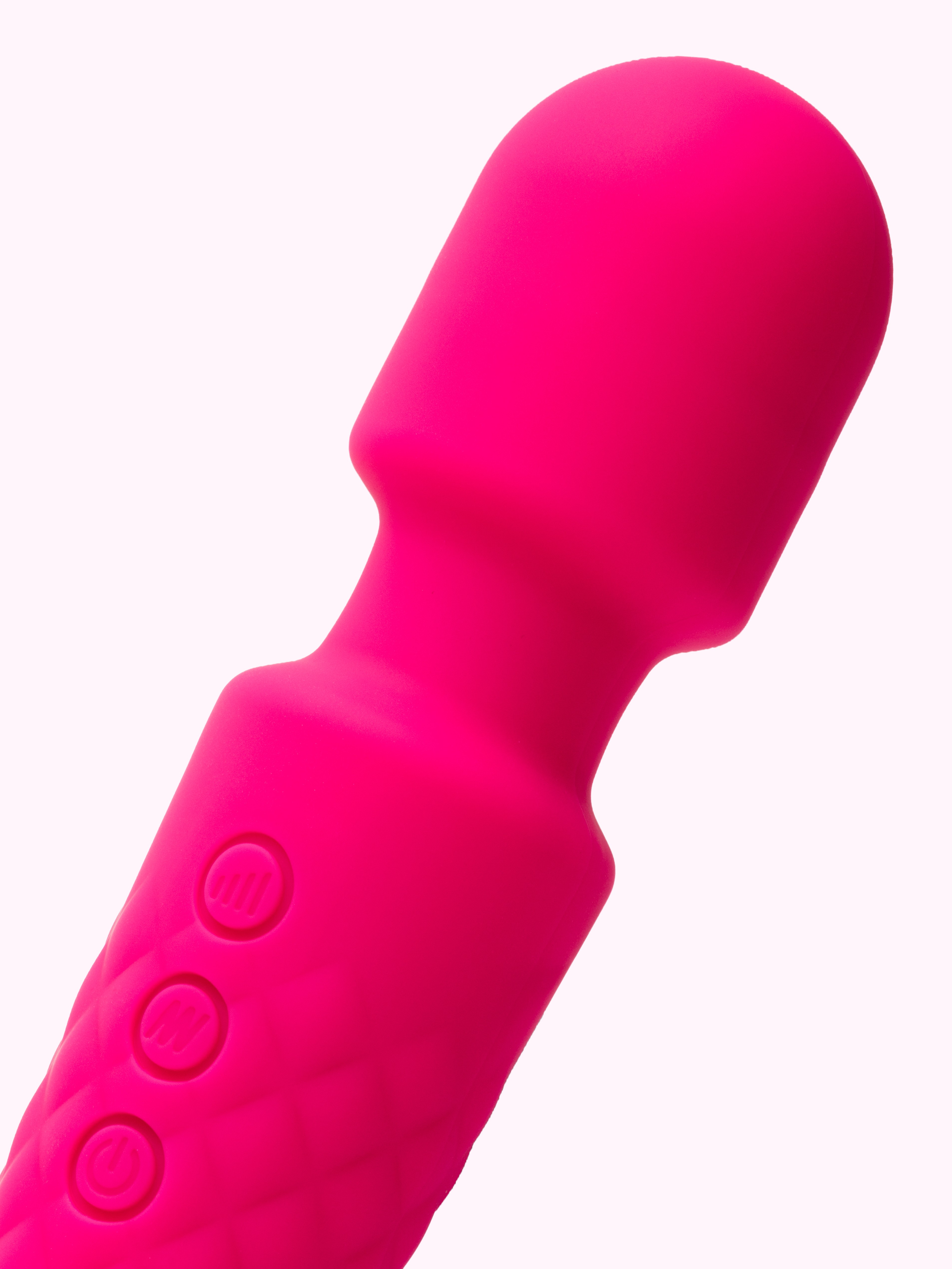 Lovehoney Midi Pink Silicone Wand, Pink, hi-res