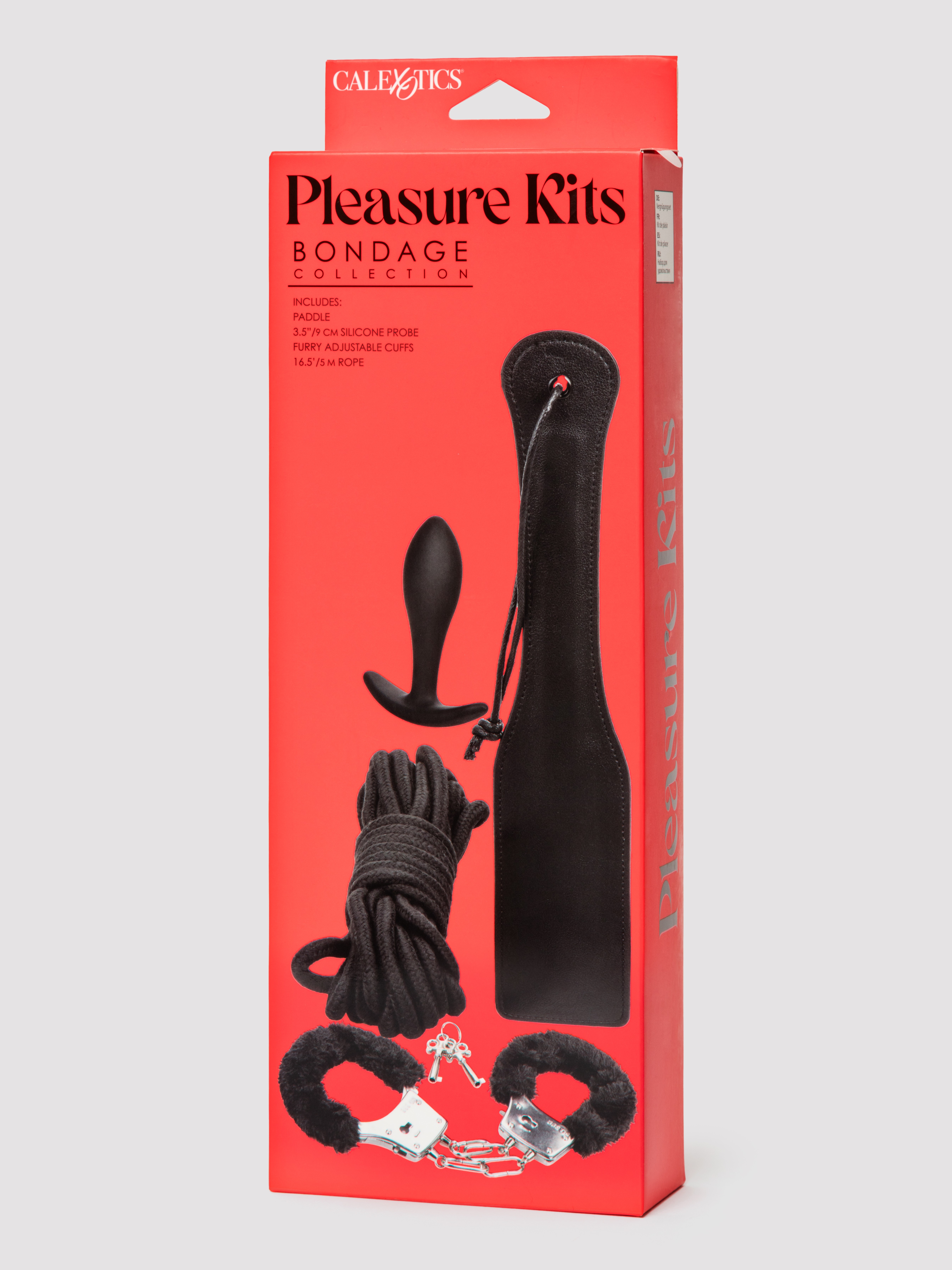 Pleasure Beginners Bondage Collection Kit (4 Piece), Black, hi-res