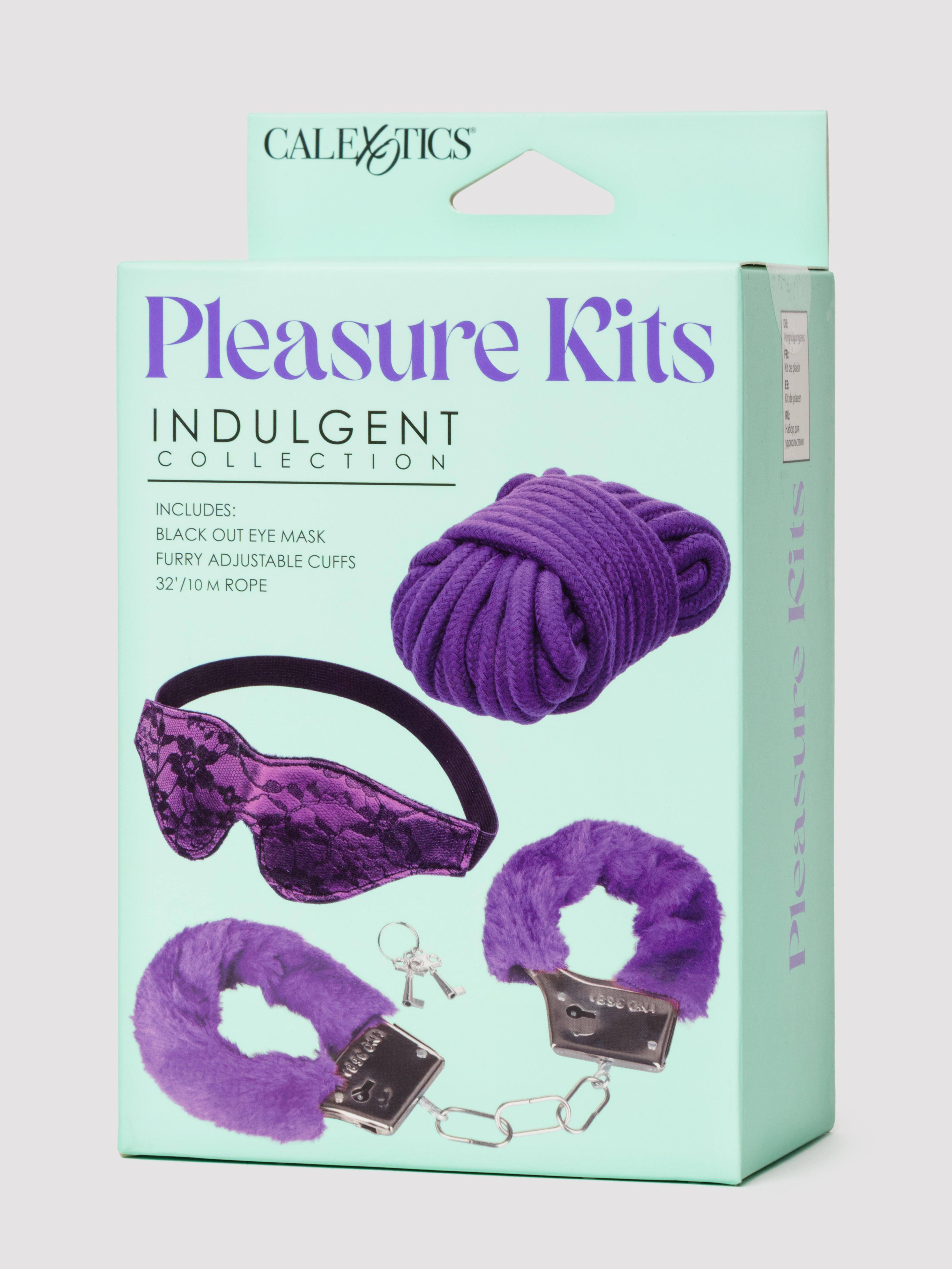 Pleasure Indulgent Bondage Kit (3 Piece), Purple, hi-res
