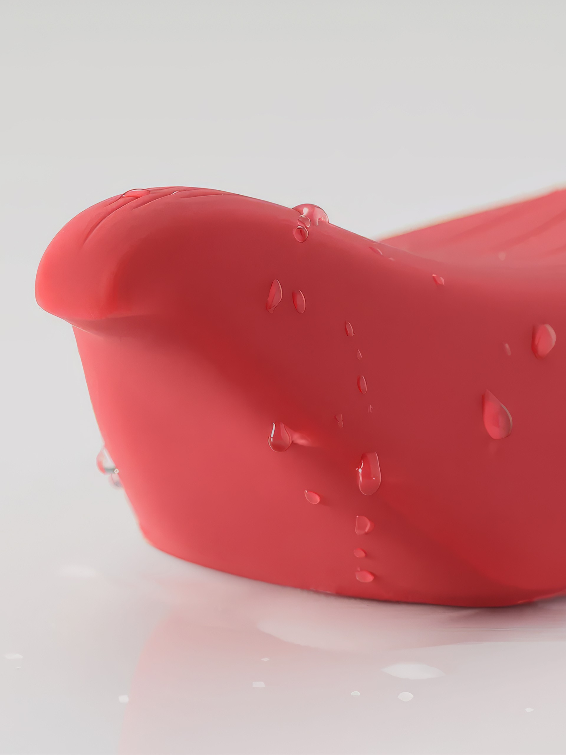 Iroha+ TORI Soft-Touch Palm Vibrator, Red, hi-res