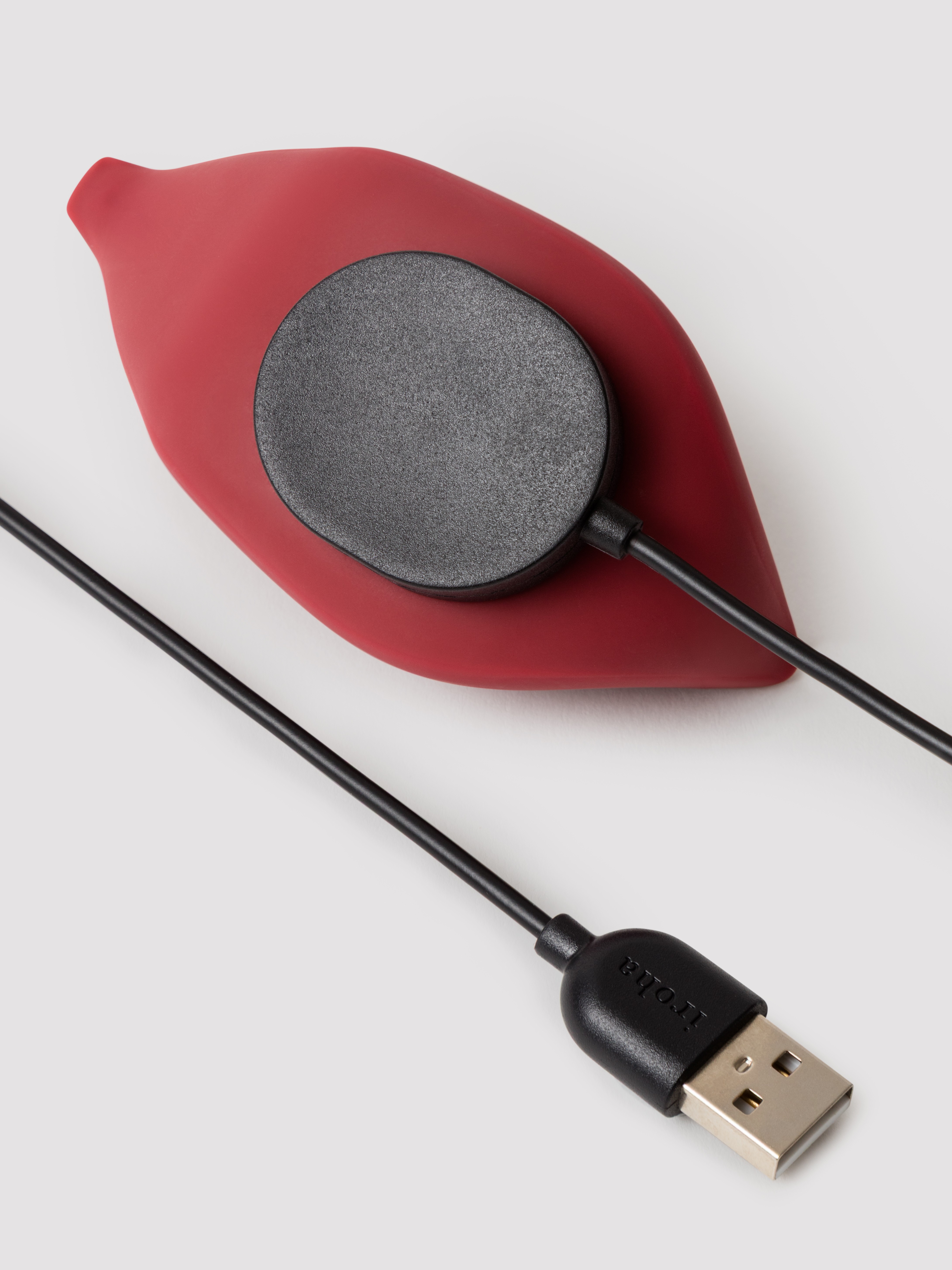 Iroha+ TORI Soft-Touch Palm Vibrator, Red, hi-res