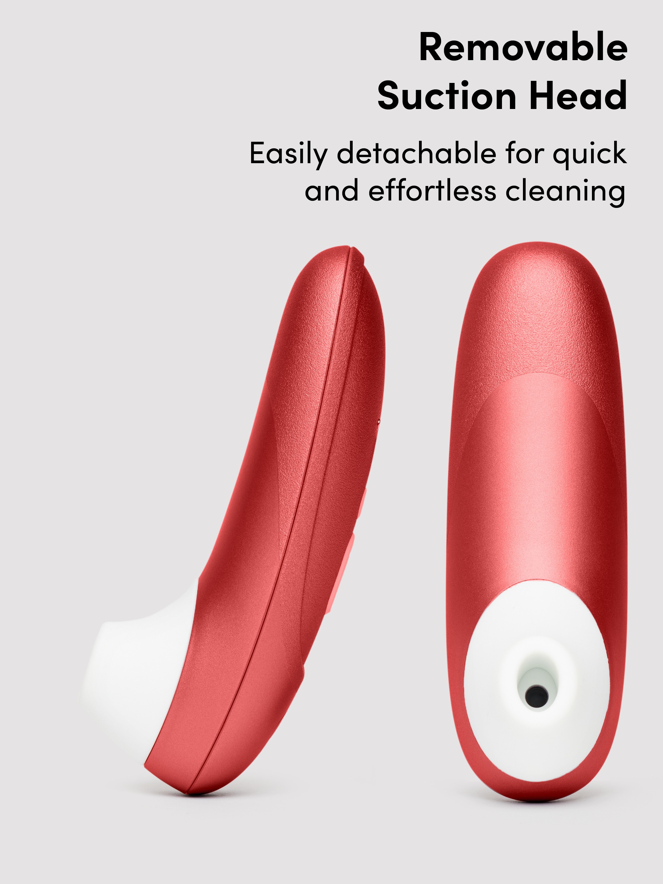 Womanizer Pro Bordeaux Red Rechargeable Clitoral Suction Stimulator, Red, hi-res