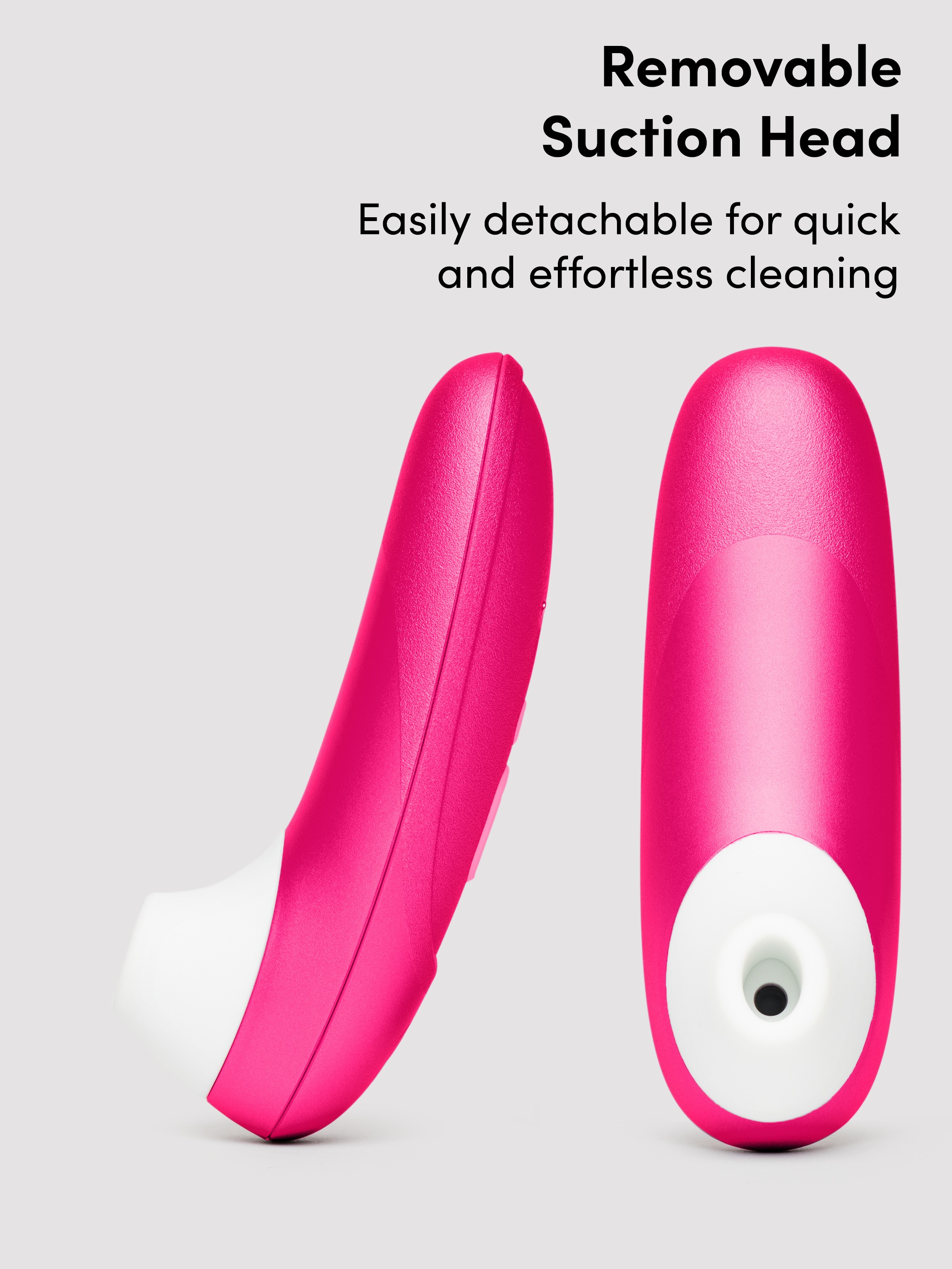 Womanizer Pro Vibrant Pink Rechargeable Clitoral Suction Stimulator, Pink, hi-res