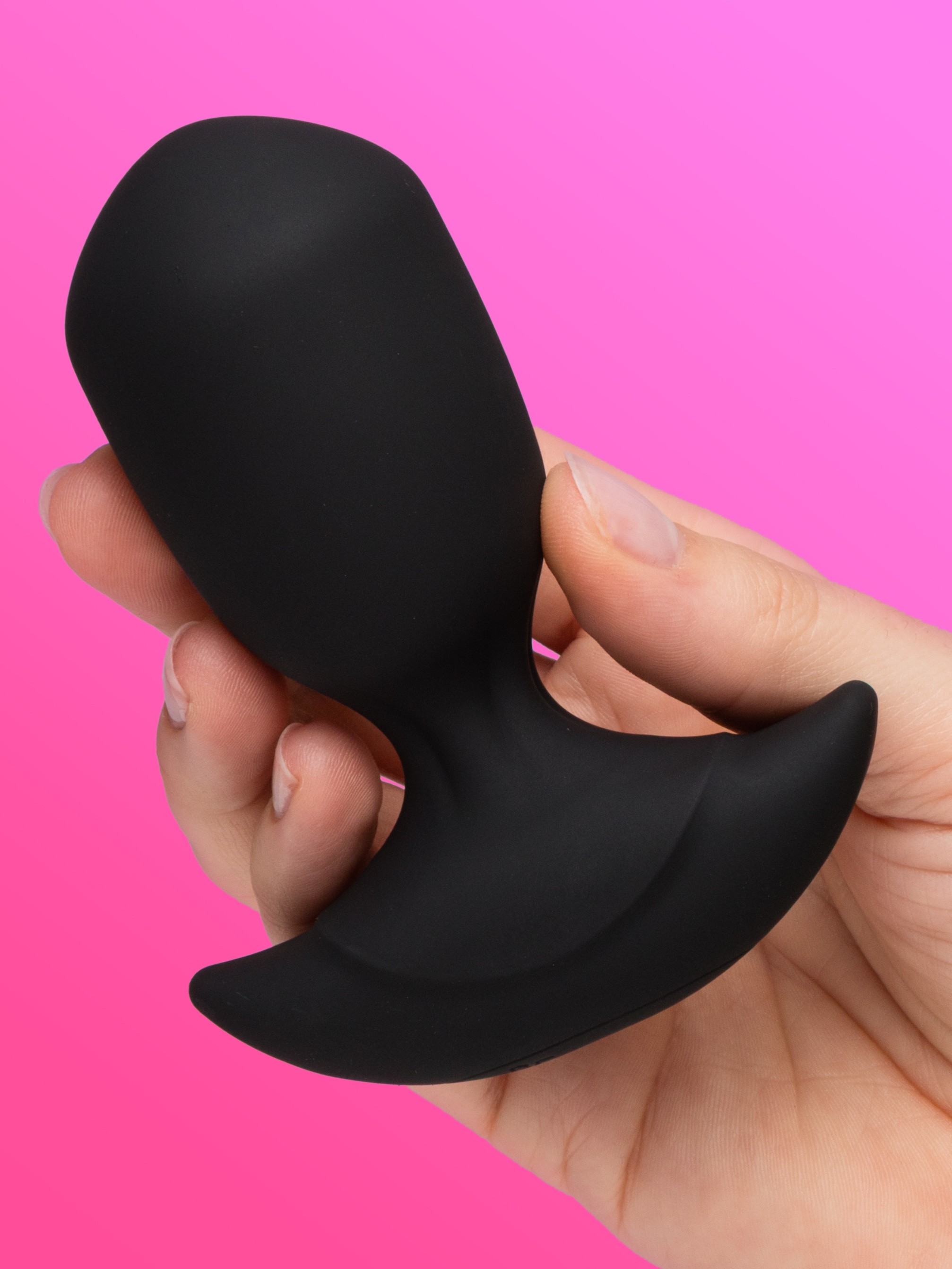 Rock Bottom Rumbling Torpedo Butt Plug, Black, hi-res