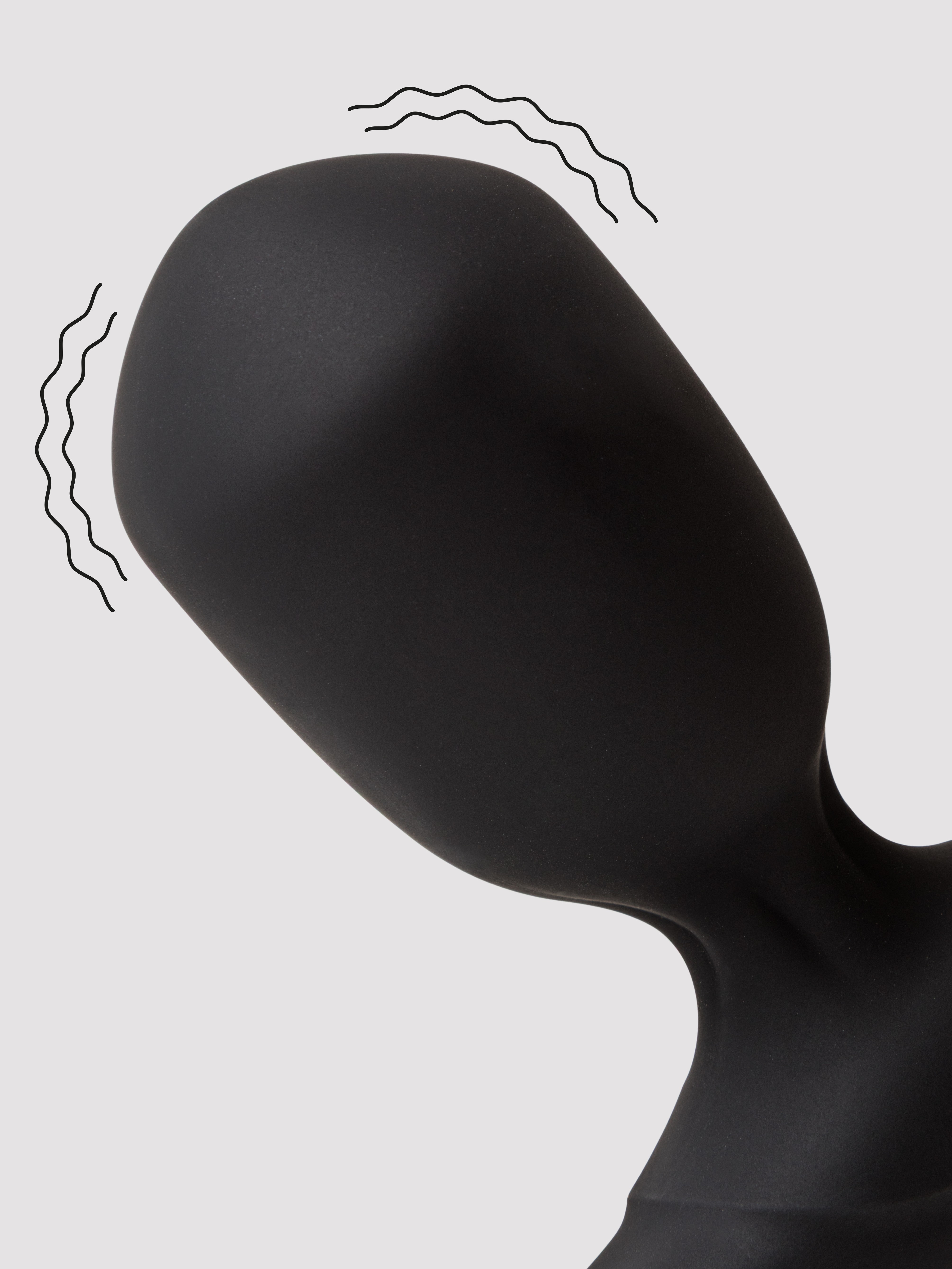 Rock Bottom Rumbling Torpedo Butt Plug, Black, hi-res