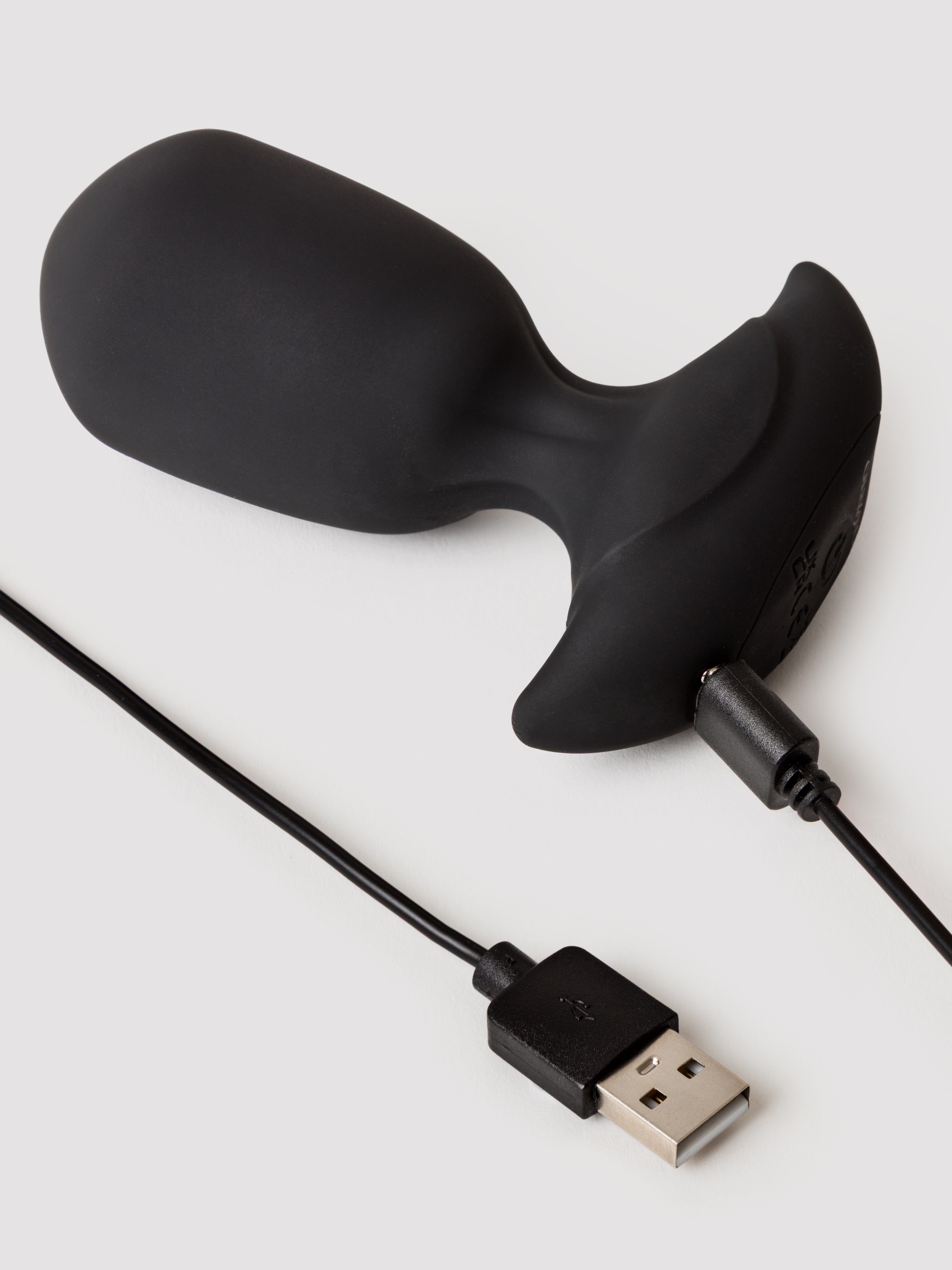 Rock Bottom Rumbling Torpedo Butt Plug, Black, hi-res