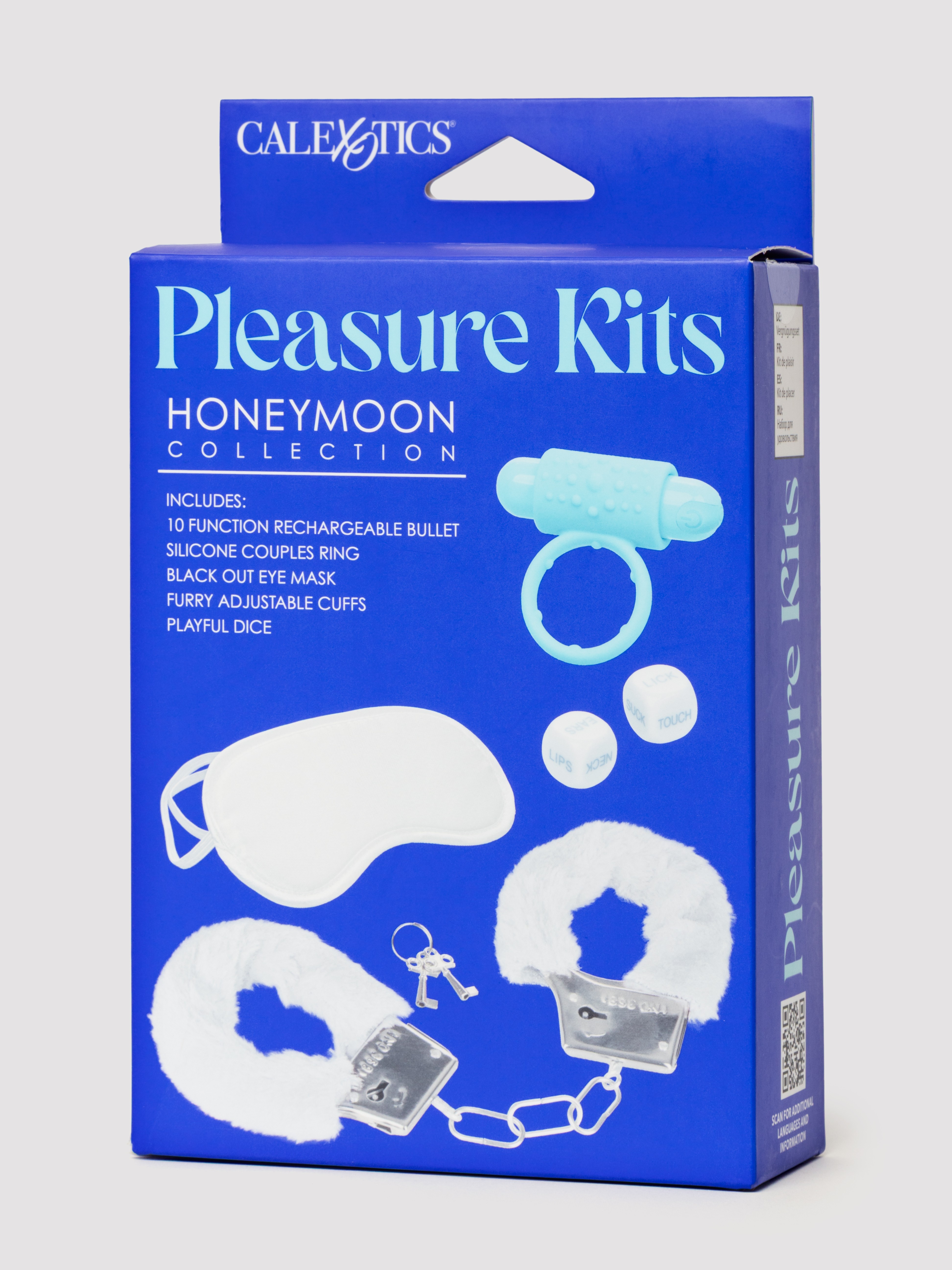 Pleasure Kits Honeymoon Collection (4 Piece), Blue, hi-res