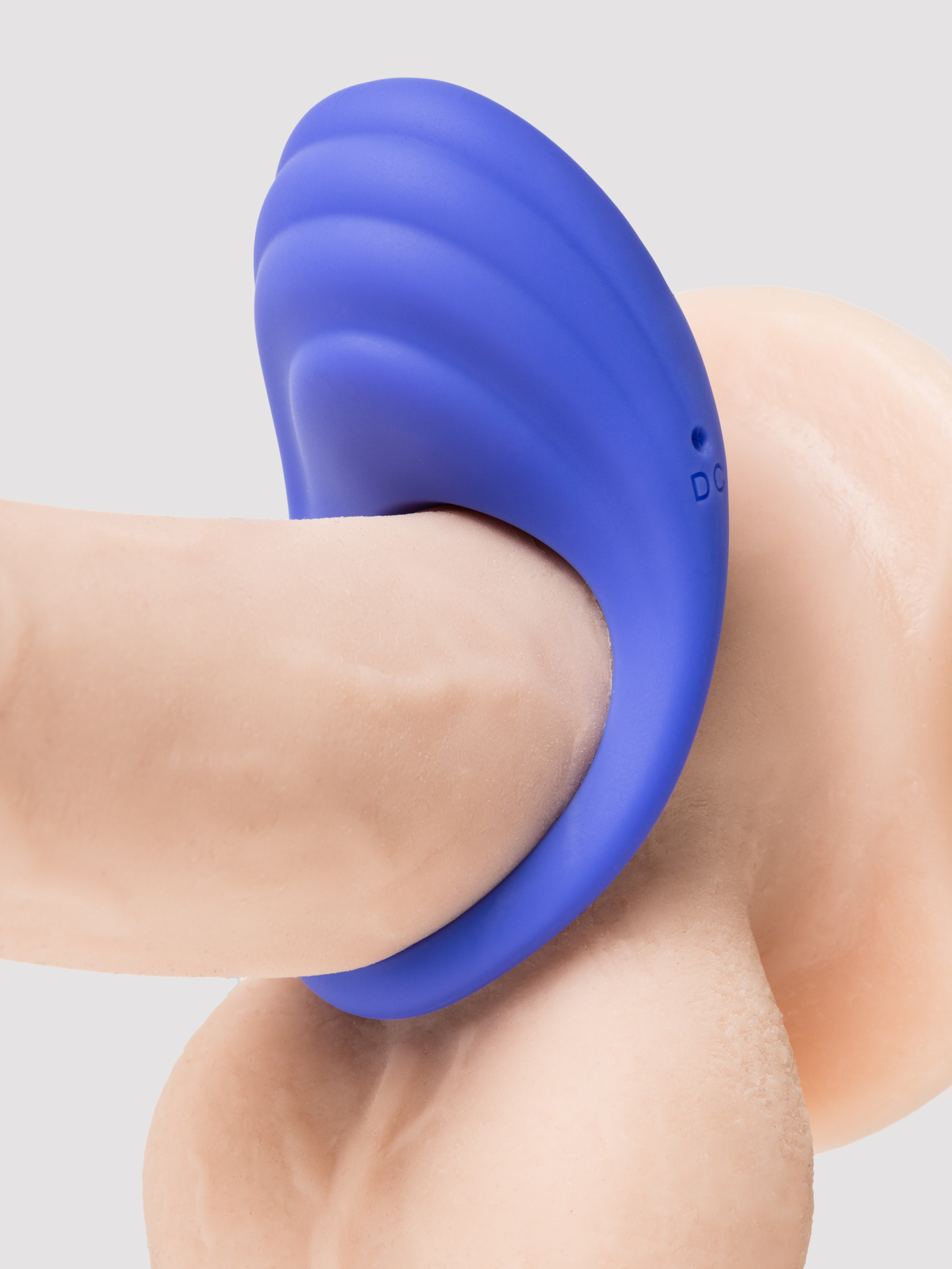 Connect App Controlled Vibrating Couples Ring, Purple, hi-res